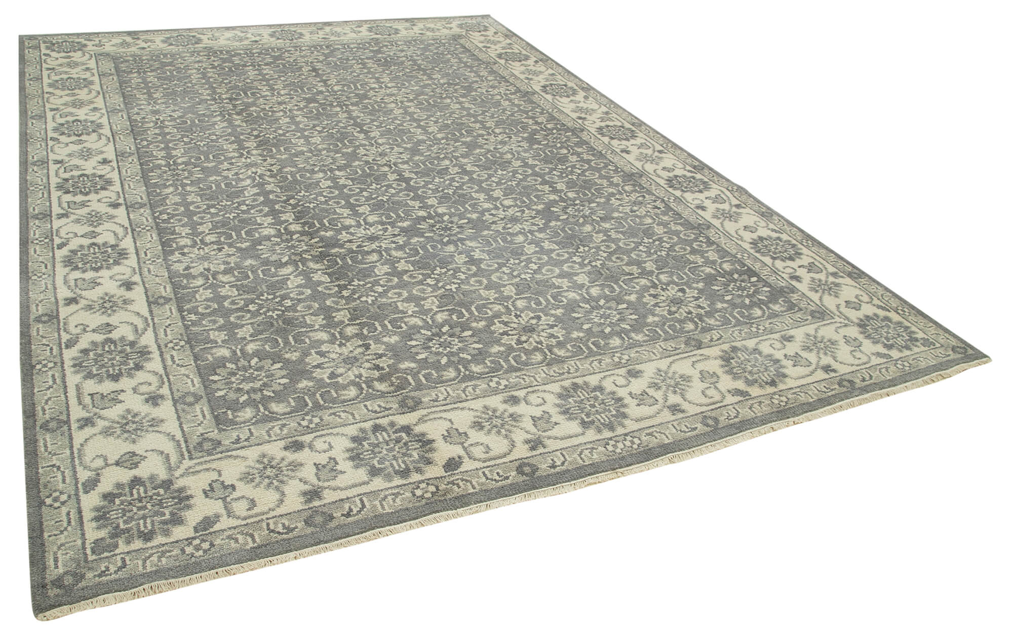 9 x 12 Grey Oushak Rug - 5195