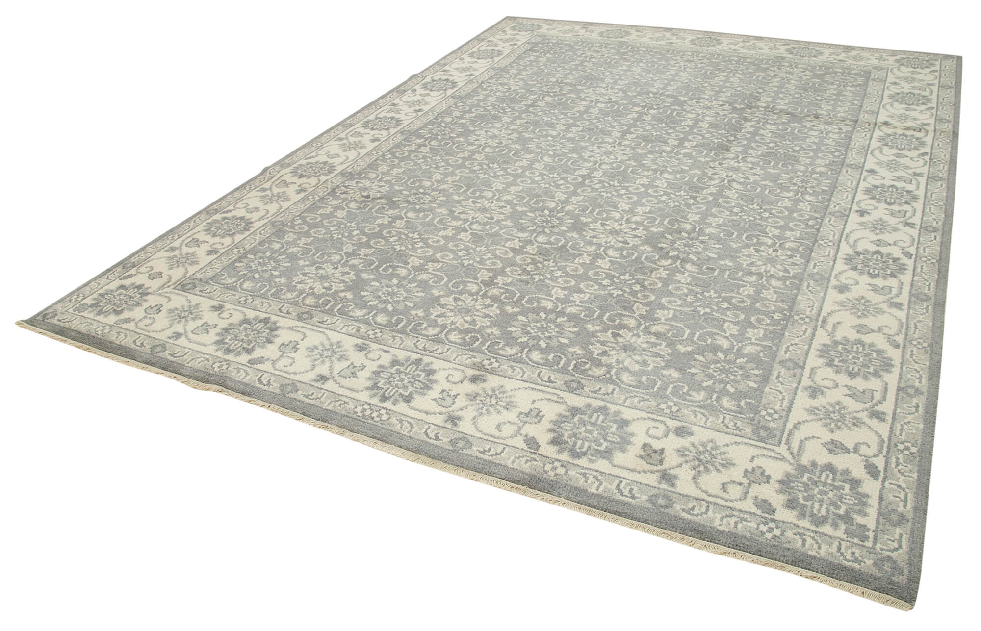 9 x 12 Grey Oushak Rug - 5195