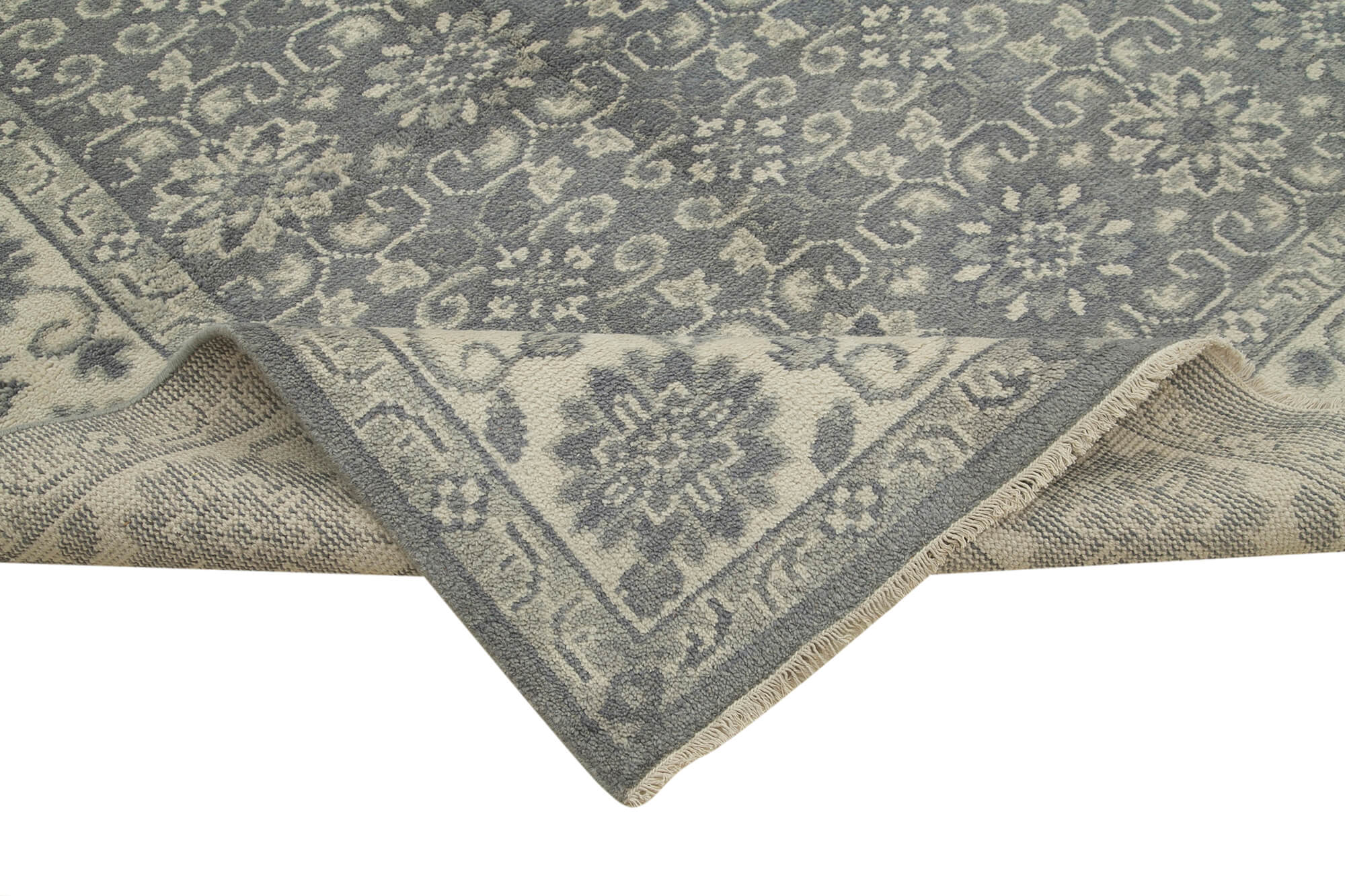 9 x 12 Grey Oushak Rug - 5195