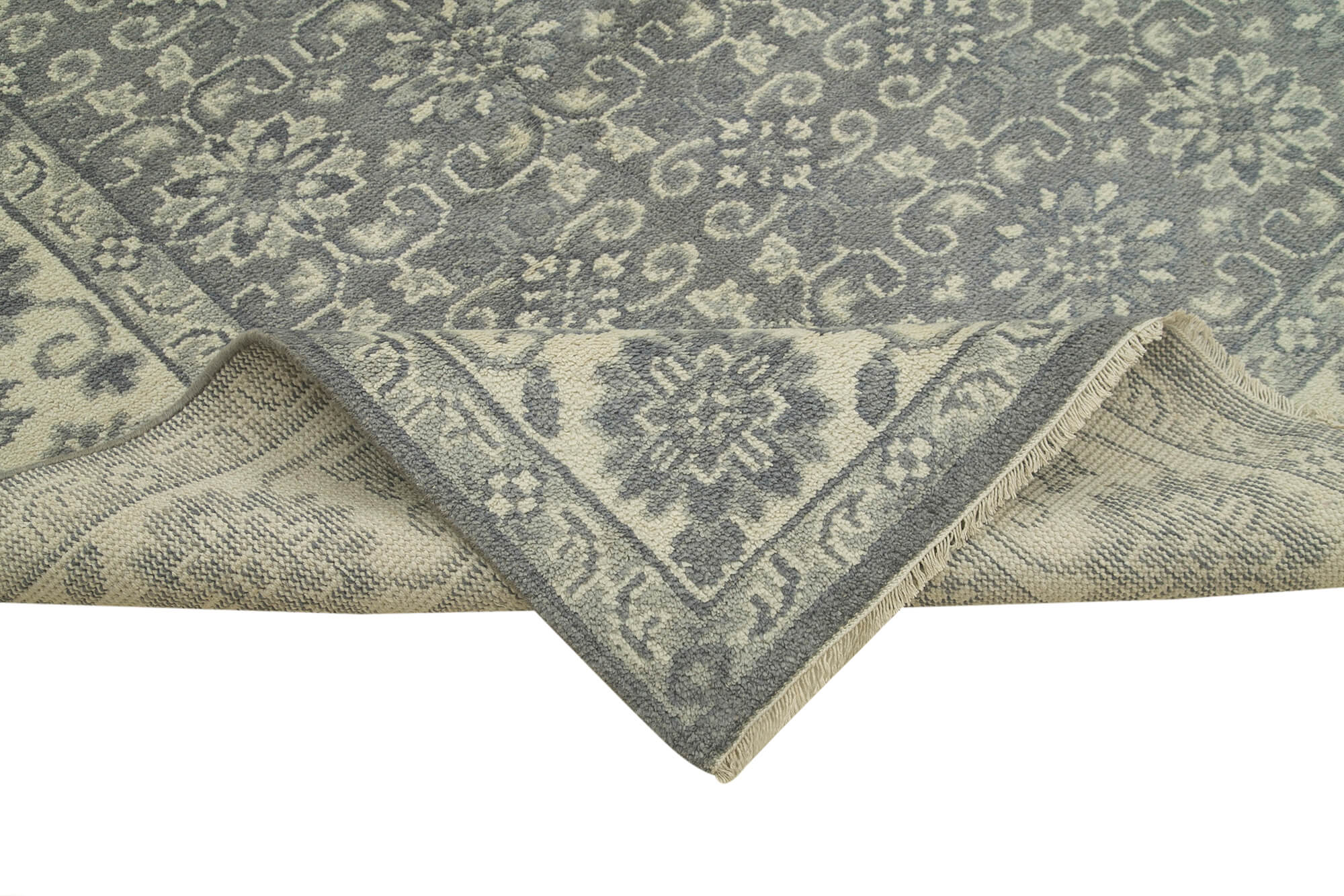 9 x 12 Grey Oushak Rug - 5196