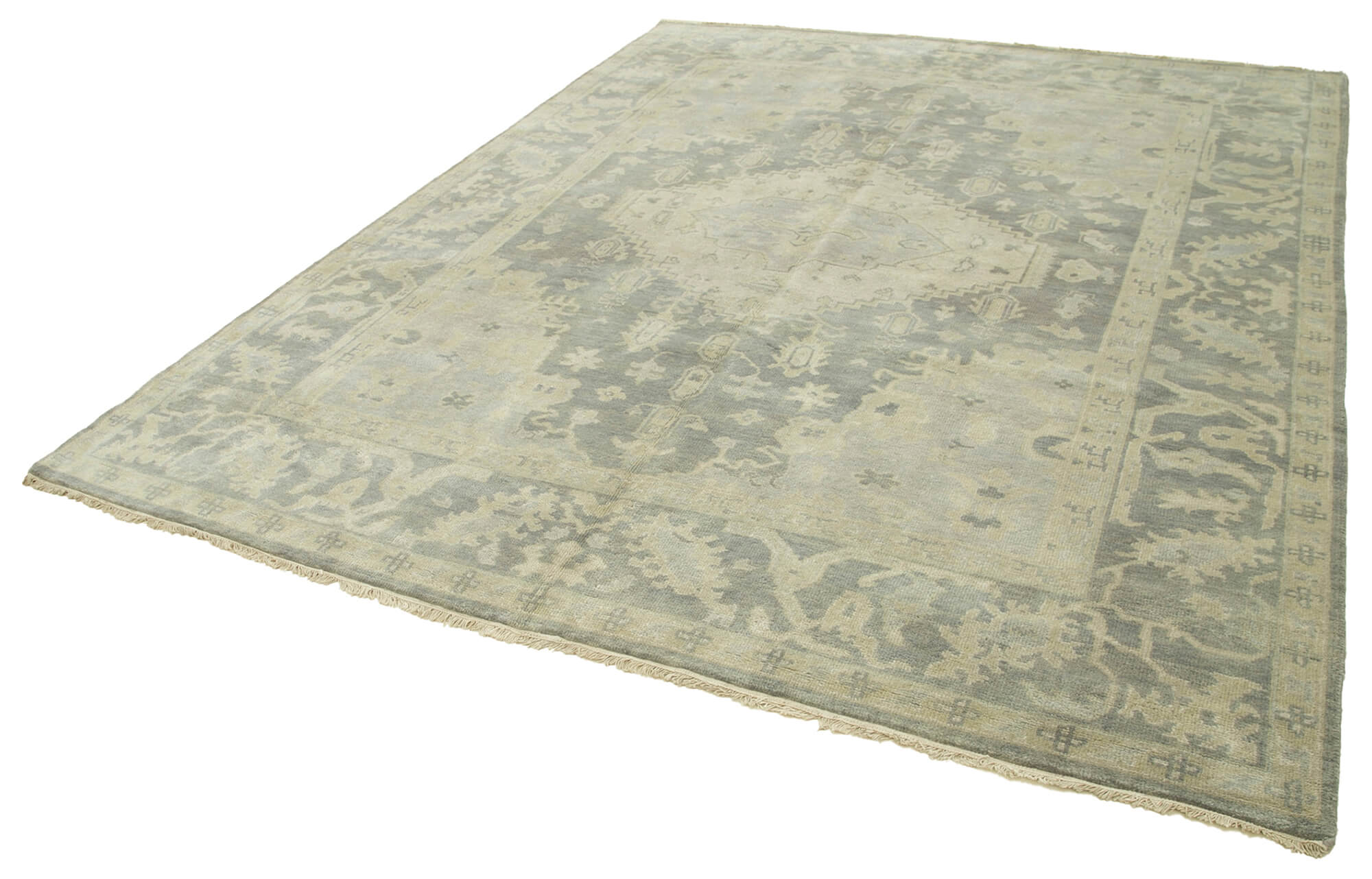 8 x 10 Grey Oushak Rug - 5199