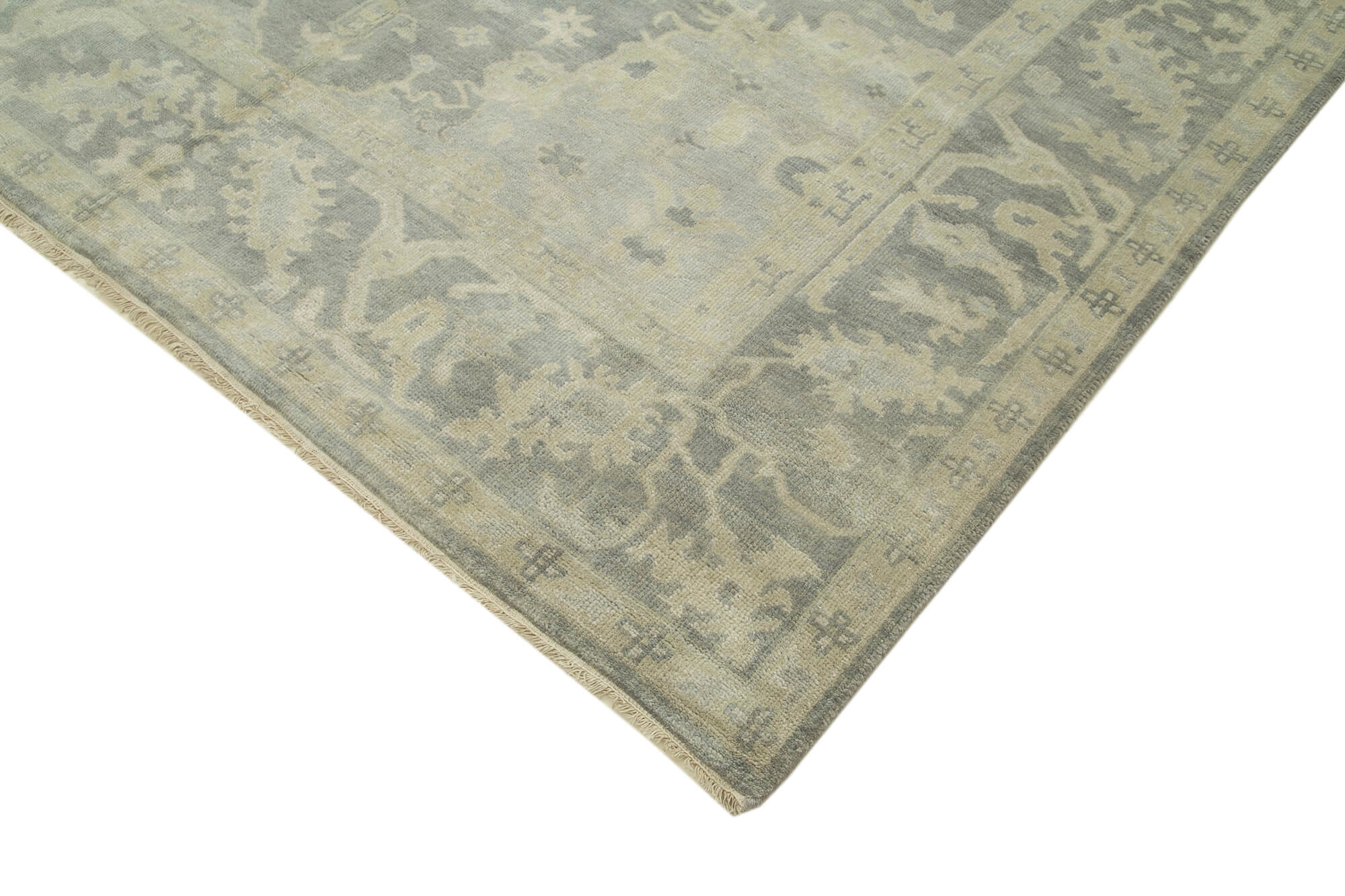 8 x 10 Grey Oushak Rug - 5199