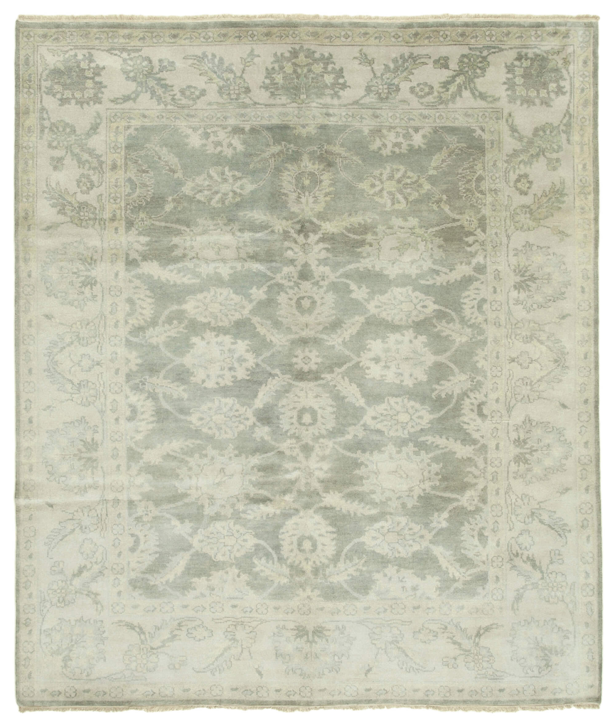 8 x 10 Grey Oushak Rug - 5207