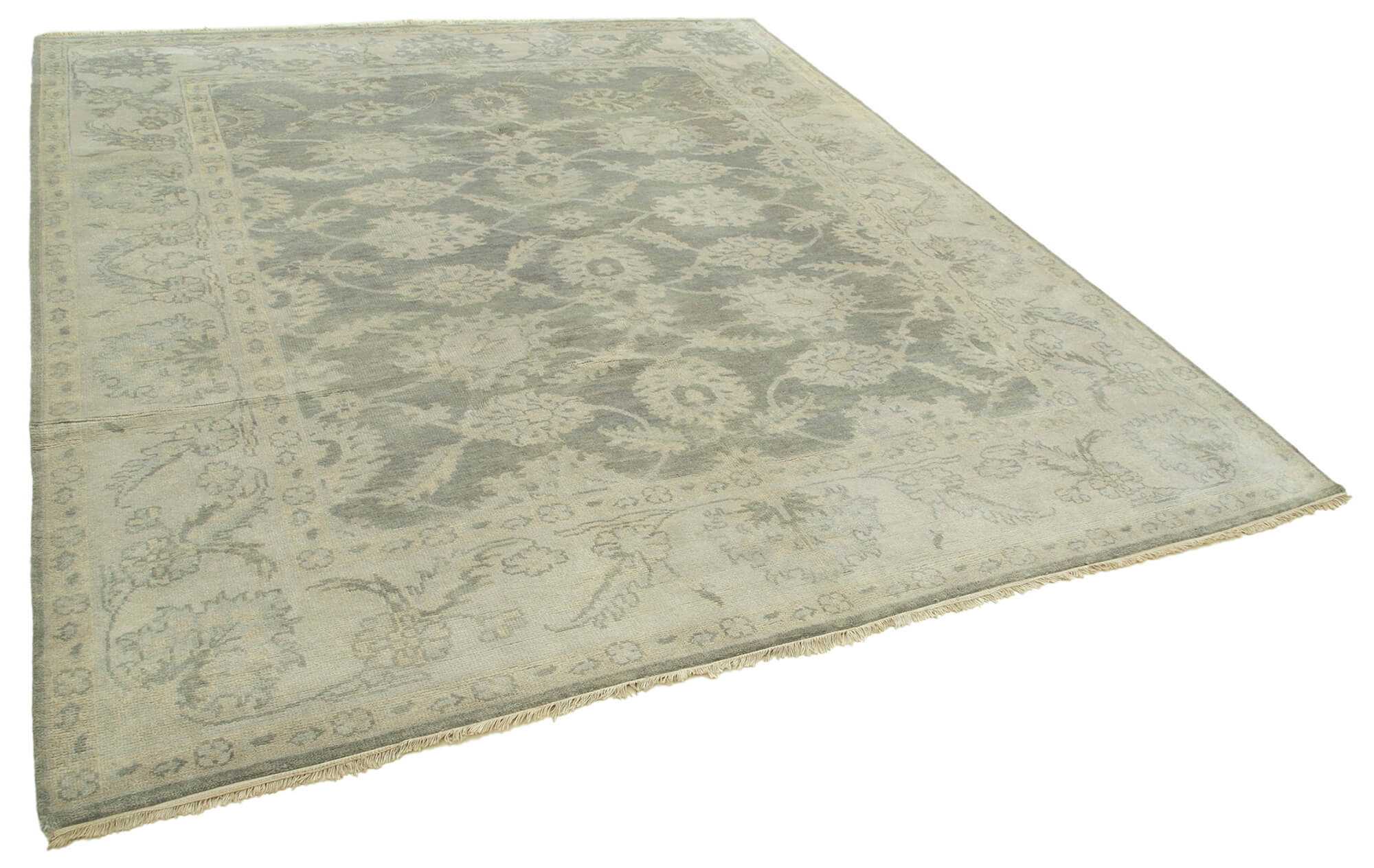 8 x 10 Grey Oushak Rug - 5207