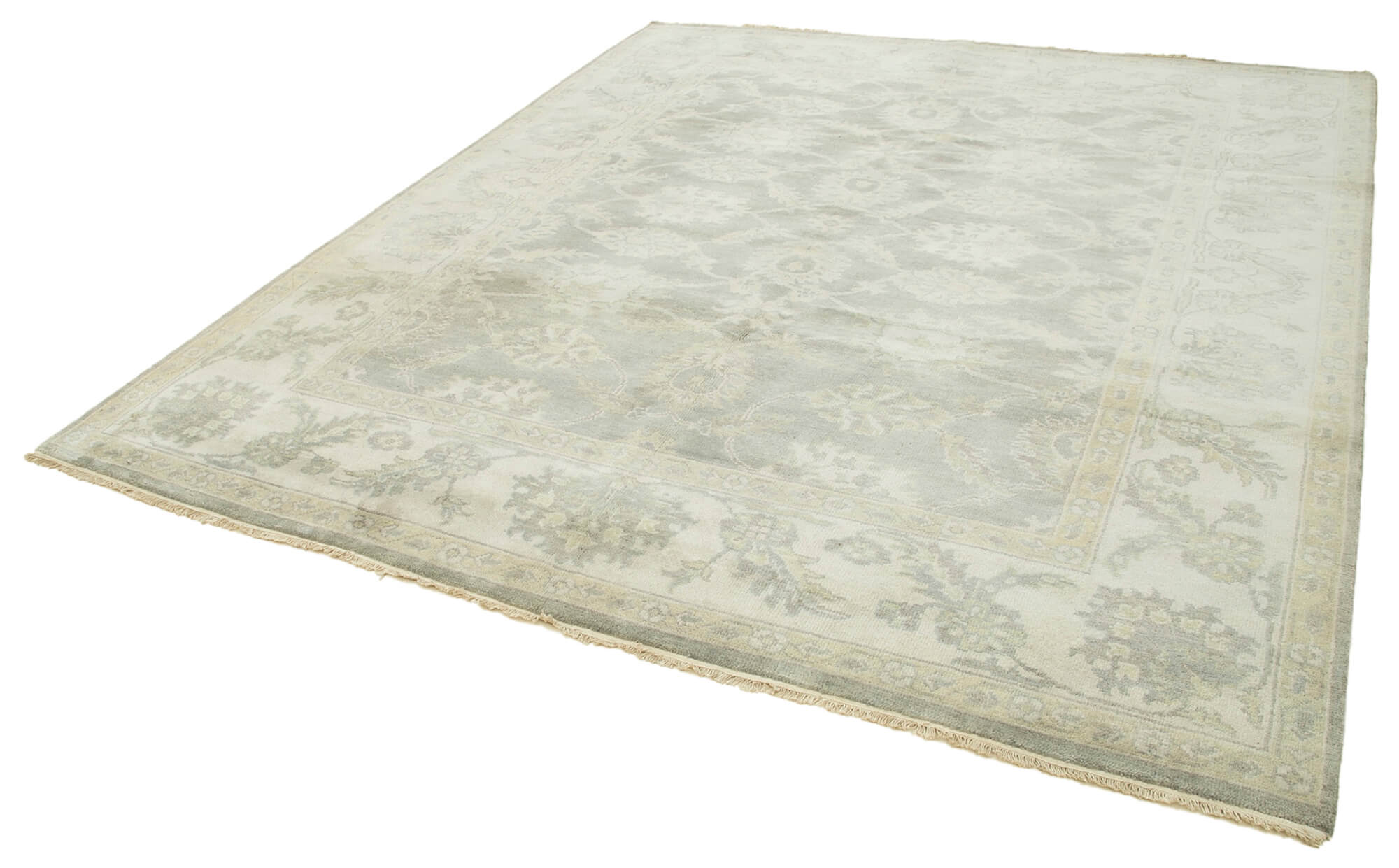 8 x 10 Grey Oushak Rug - 5207