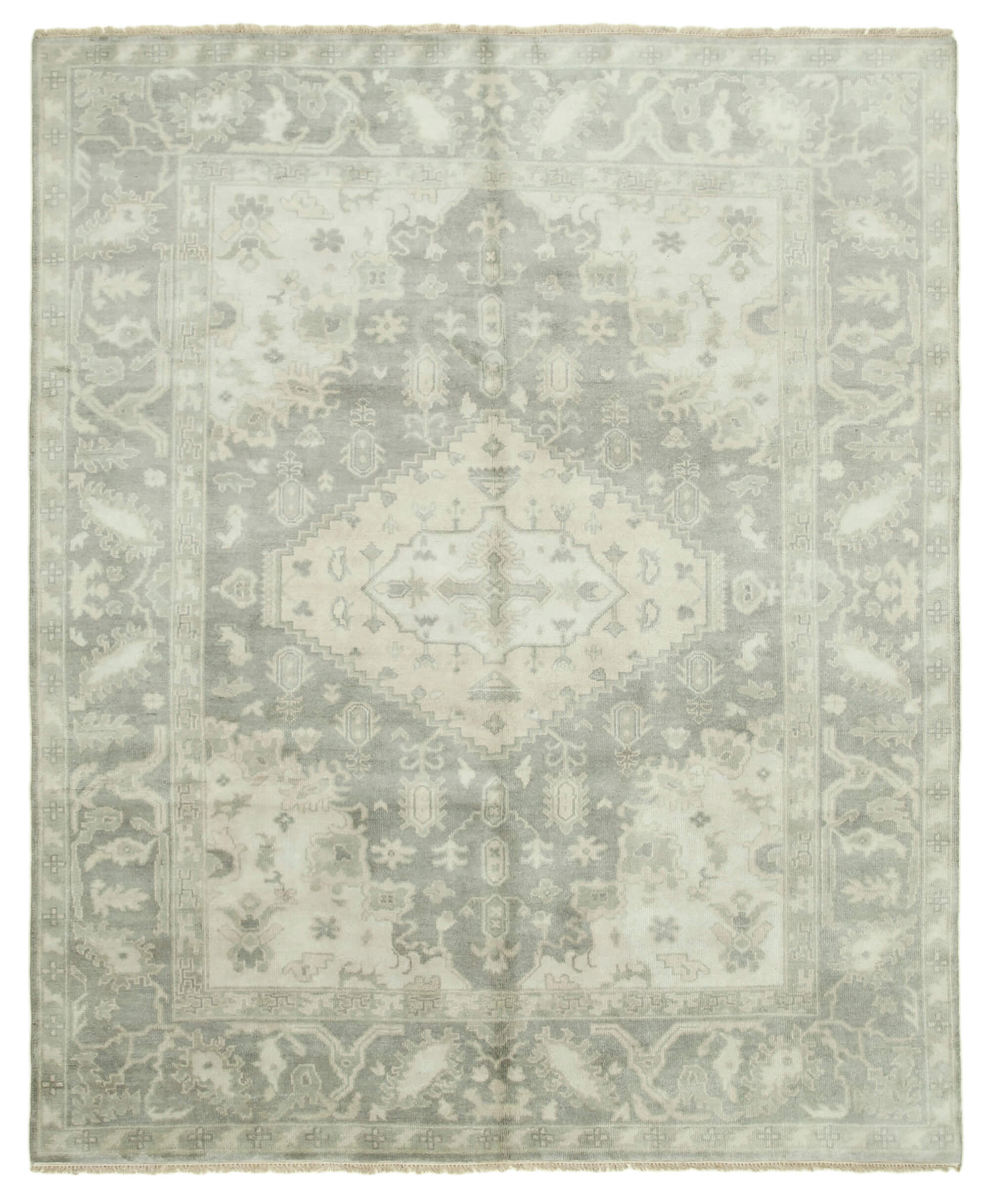 8 x 10 Grey Oushak Rug - 5211