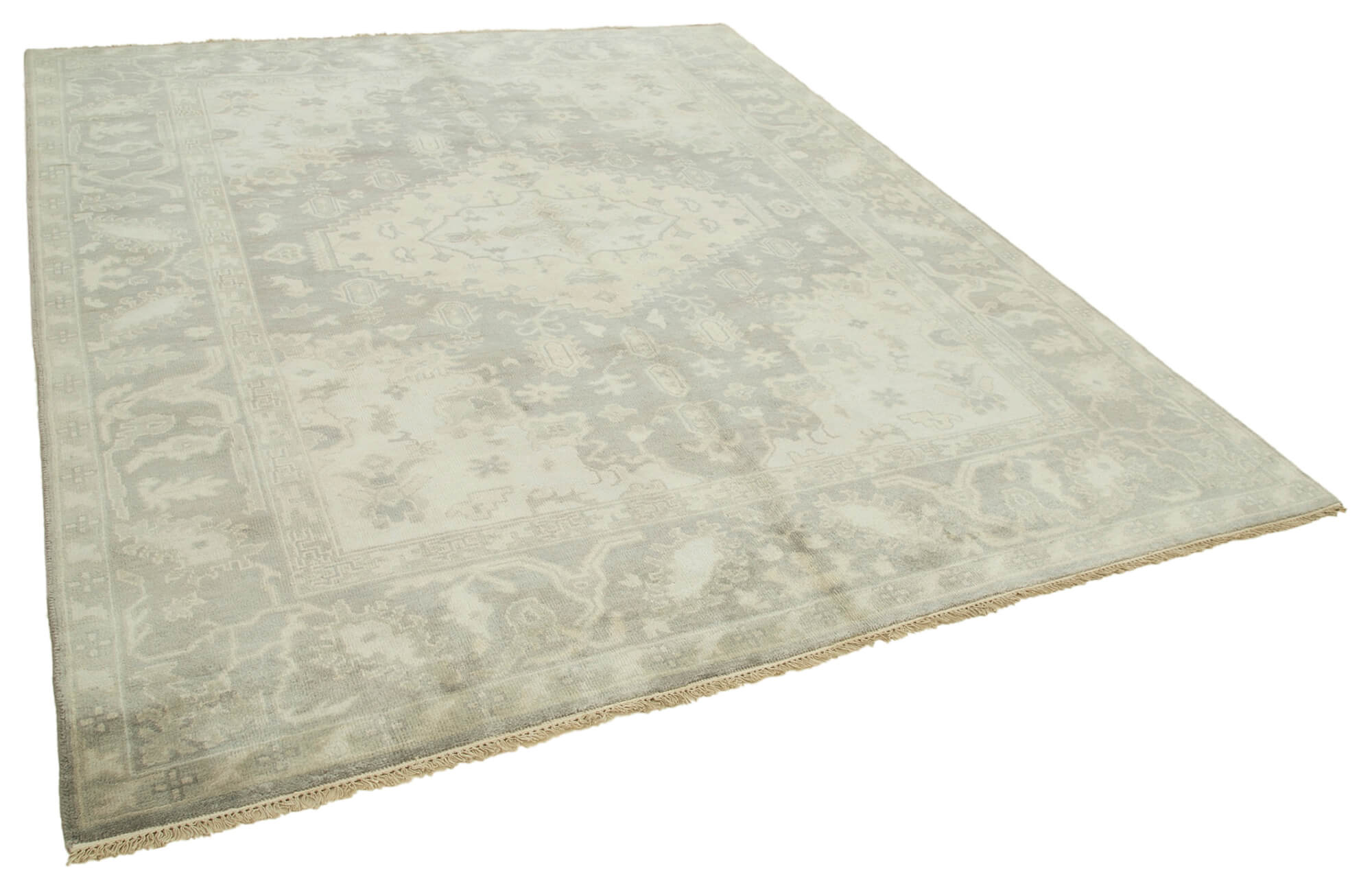 8 x 10 Grey Oushak Rug - 5211