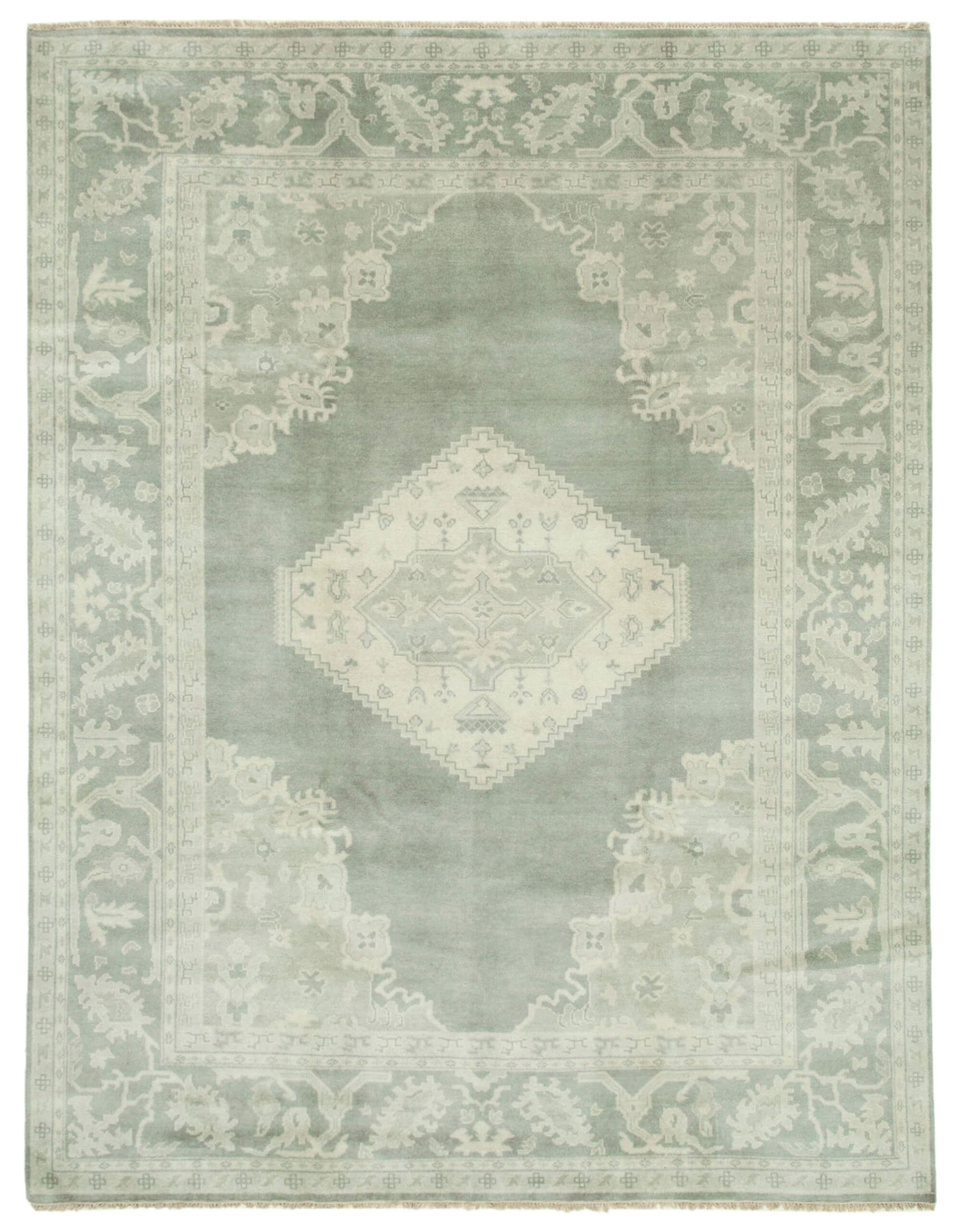 9 x 12 Grey Oushak Rug - 5214