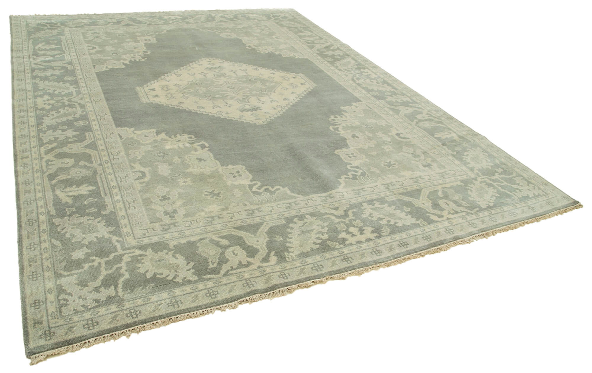 9 x 12 Grey Oushak Rug - 5214