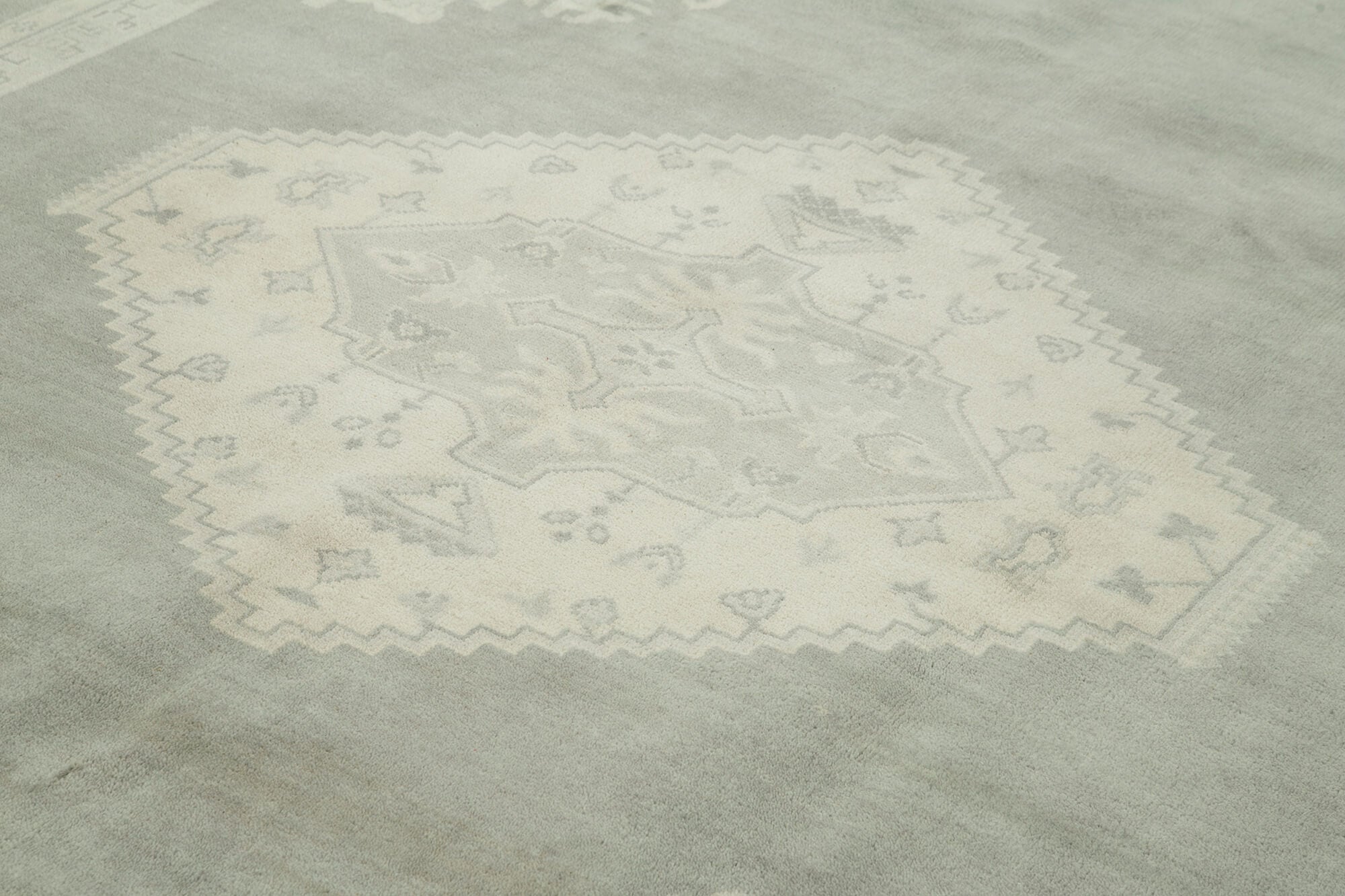 9 x 12 Grey Oushak Rug - 5214