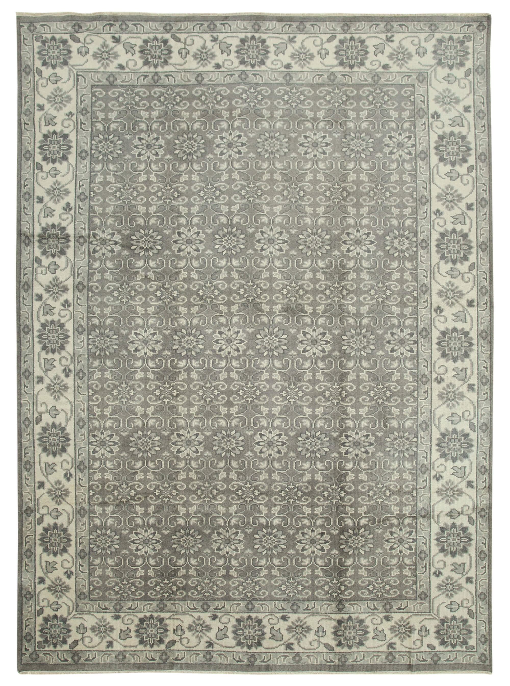 10 x 14 Grey Oushak Rug - 5220