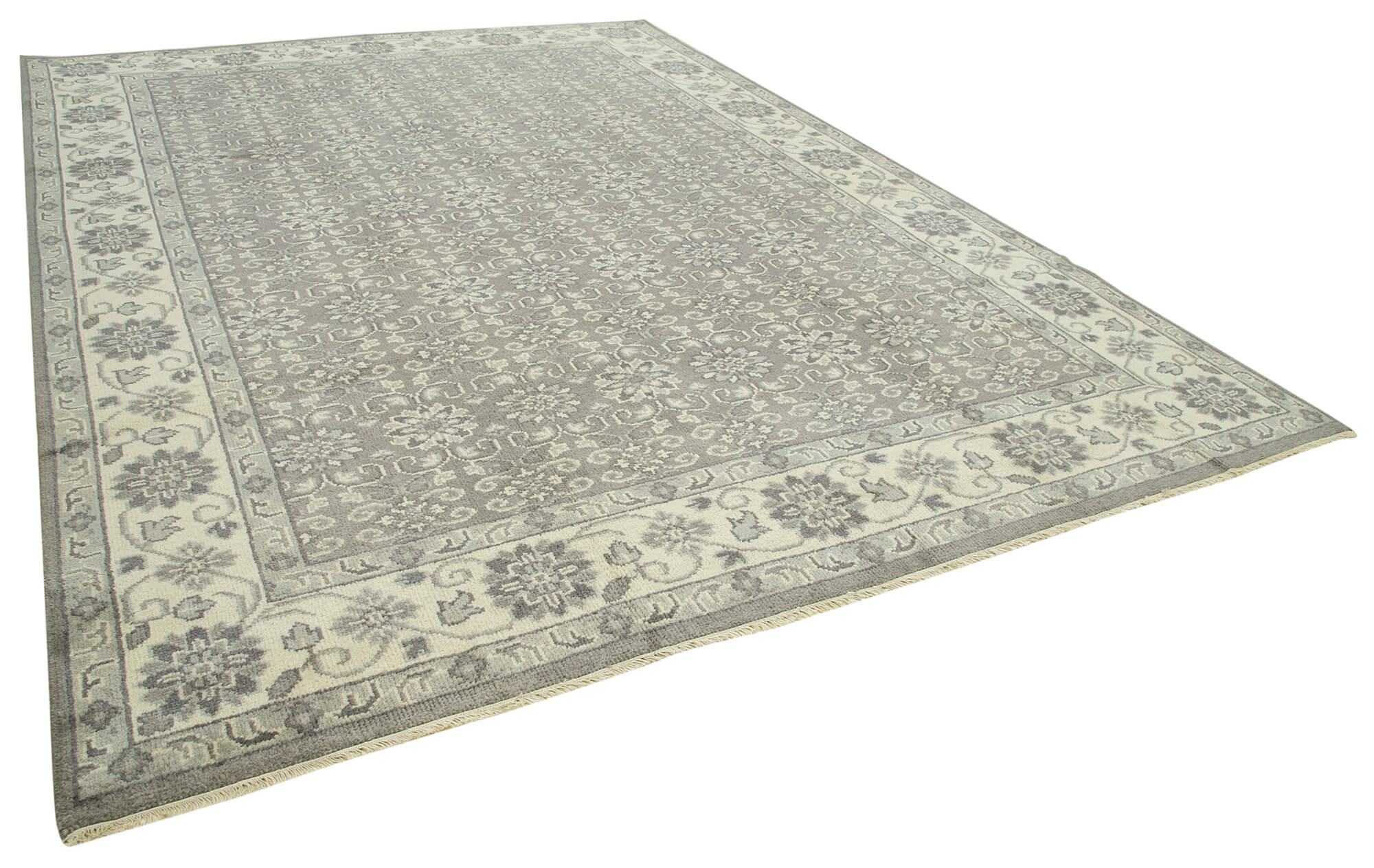 10 x 14 Grey Oushak Rug - 5220