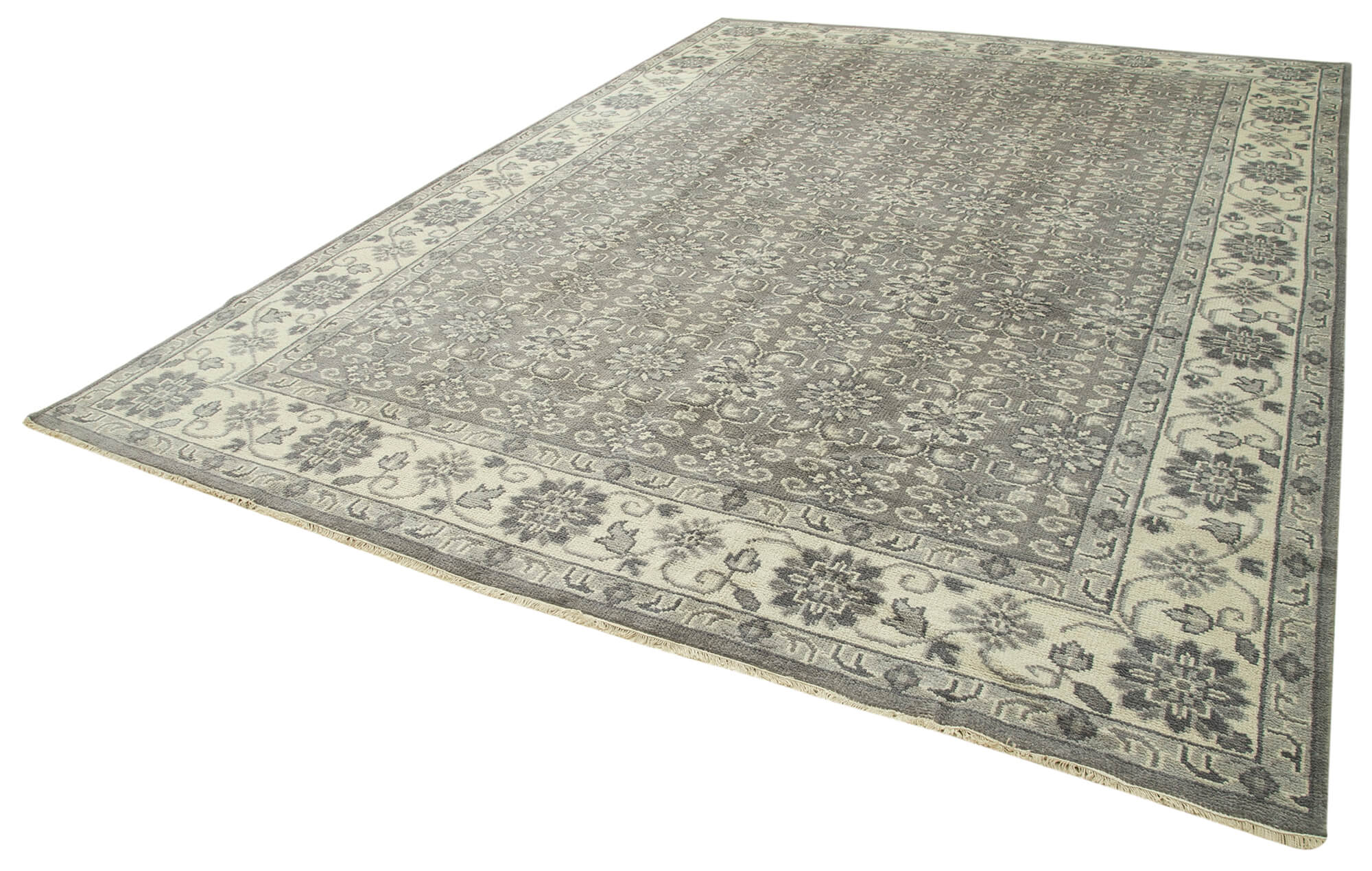 10 x 14 Grey Oushak Rug - 5220