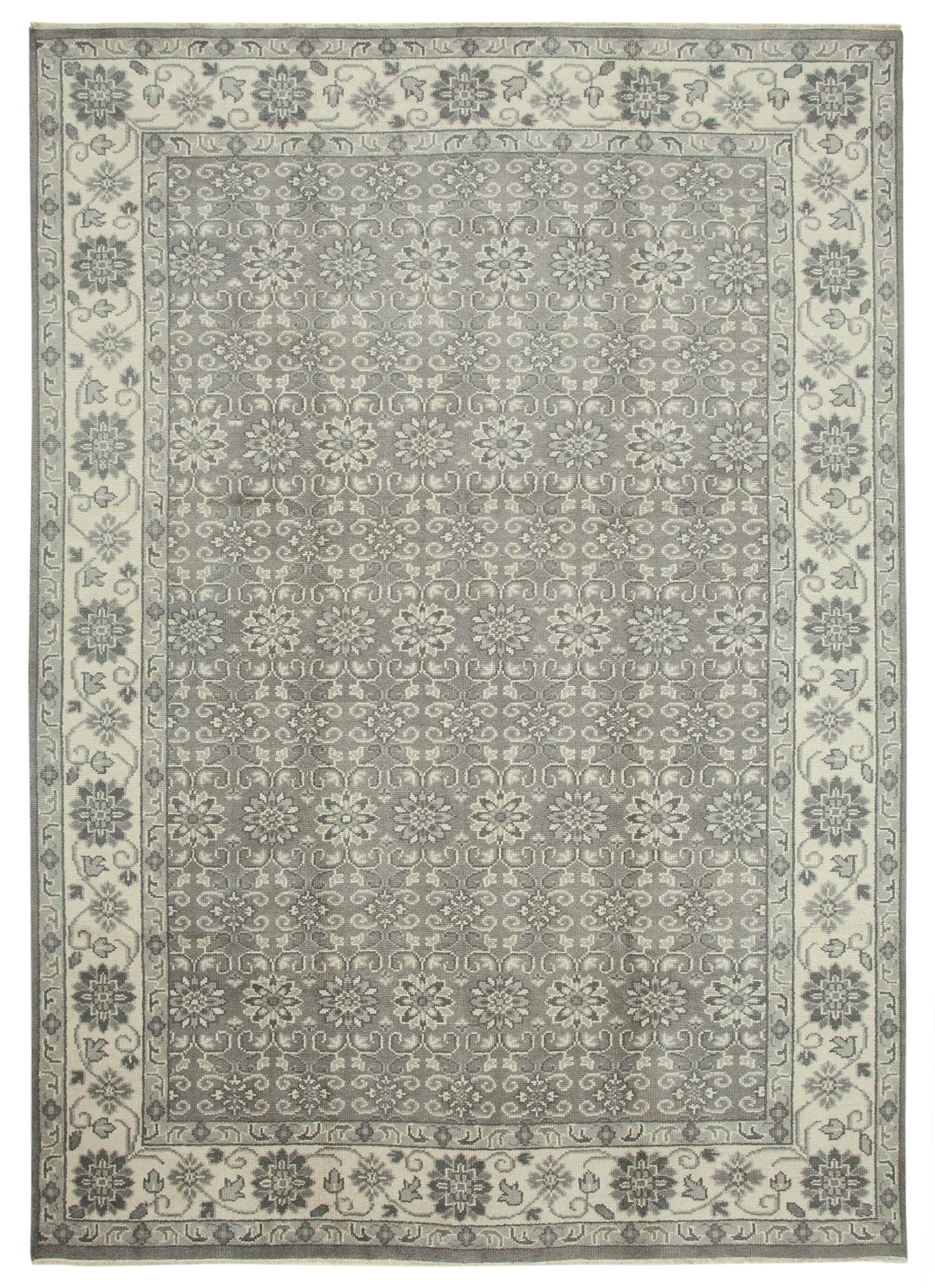 10 x 14 Grey Oushak Rug - 5226