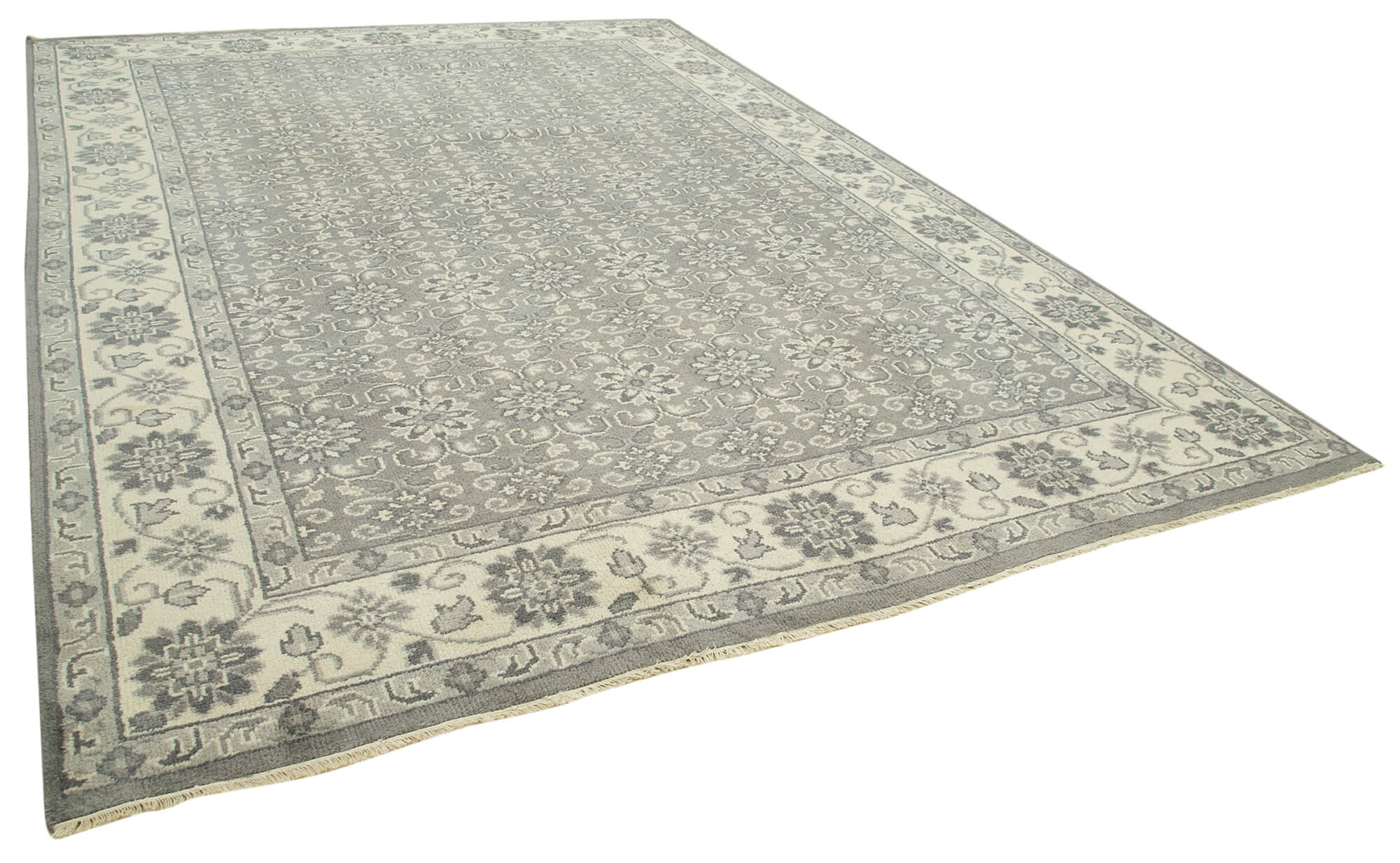 10 x 14 Grey Oushak Rug - 5226