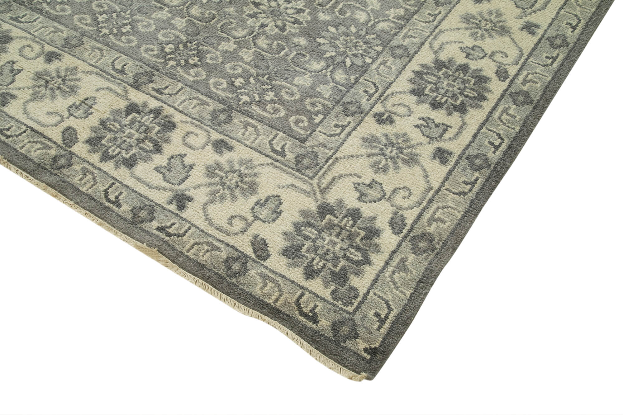 10 x 14 Grey Oushak Rug - 5226