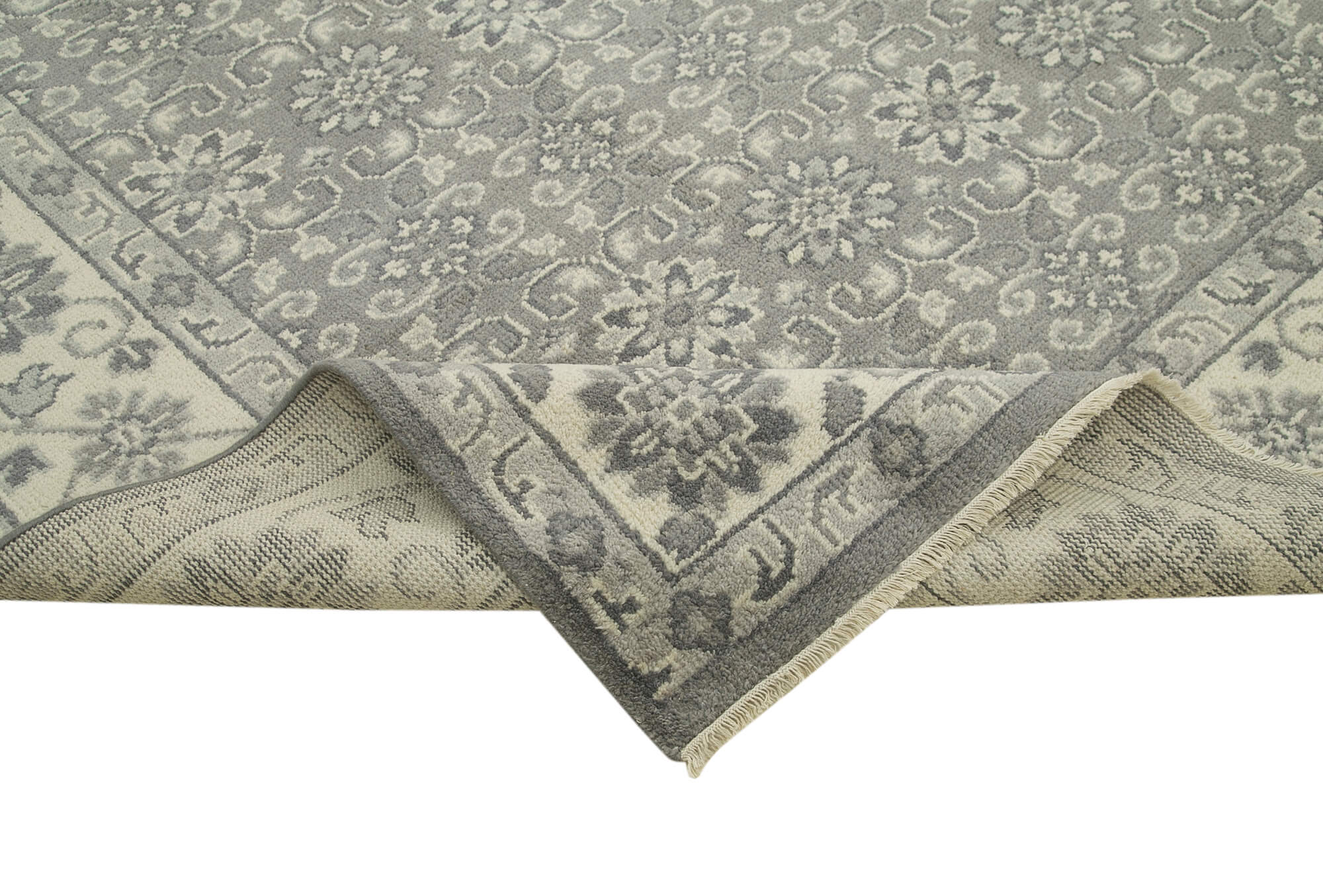 10 x 14 Grey Oushak Rug - 5226