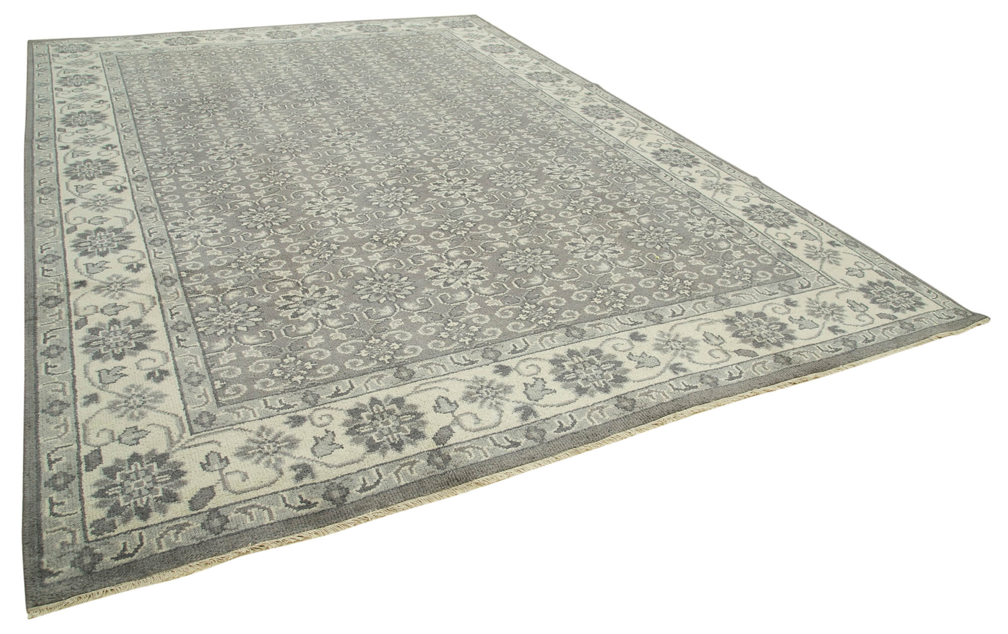 10 x 14 Grey Oushak Rug - 5227