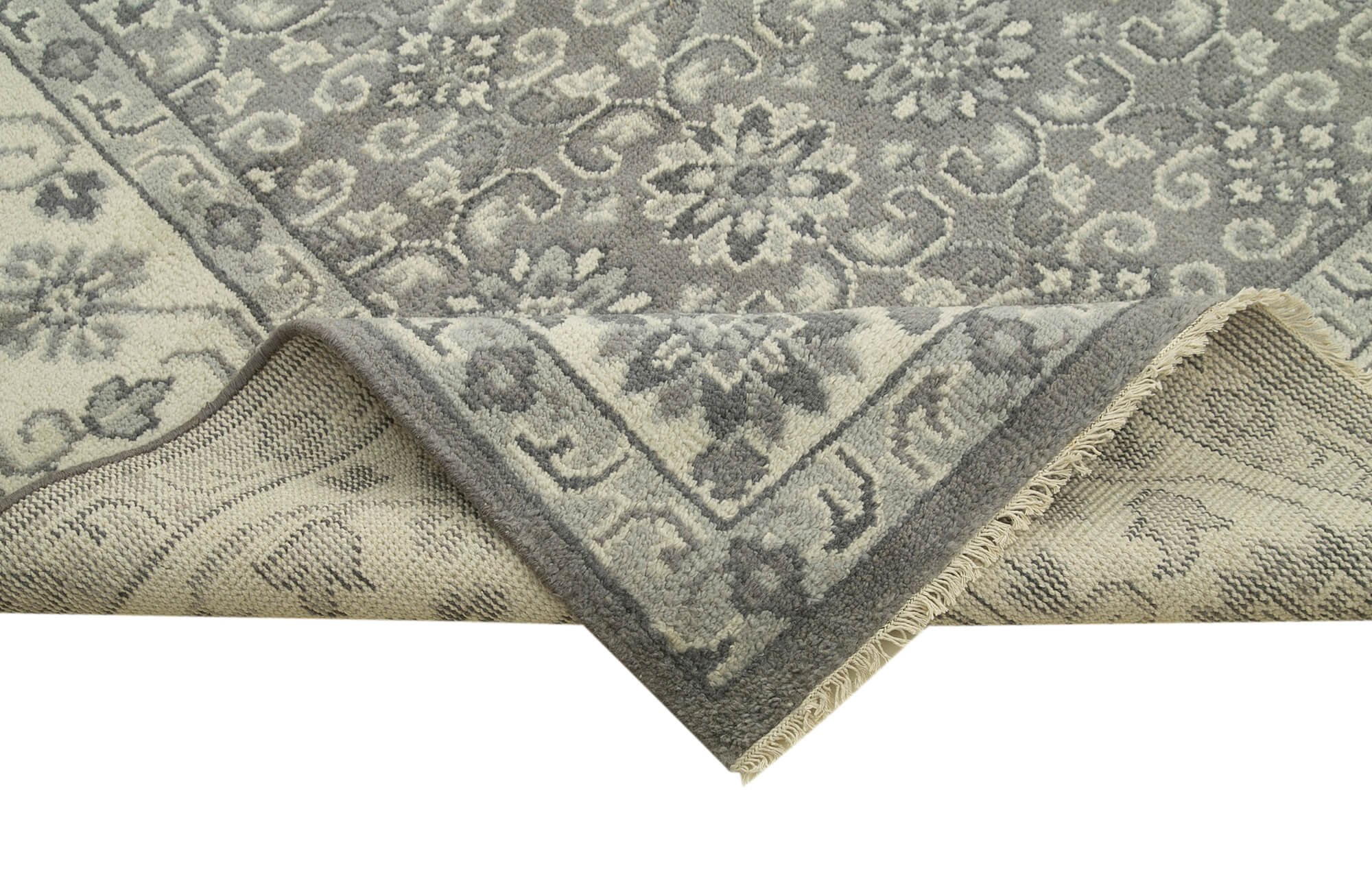 10 x 14 Grey Oushak Rug - 5227