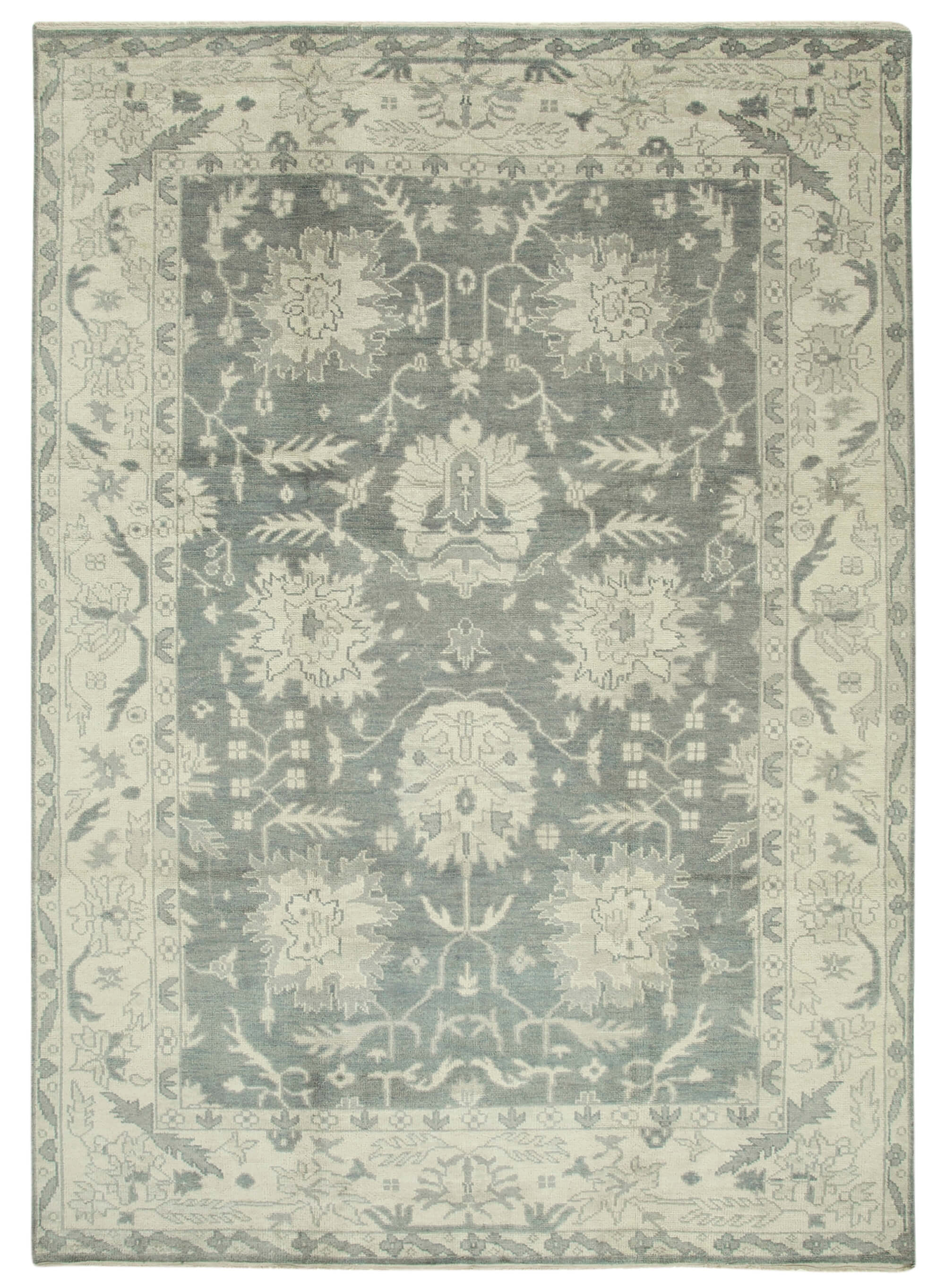 10 x 14 Beige Oushak Rug - 5228