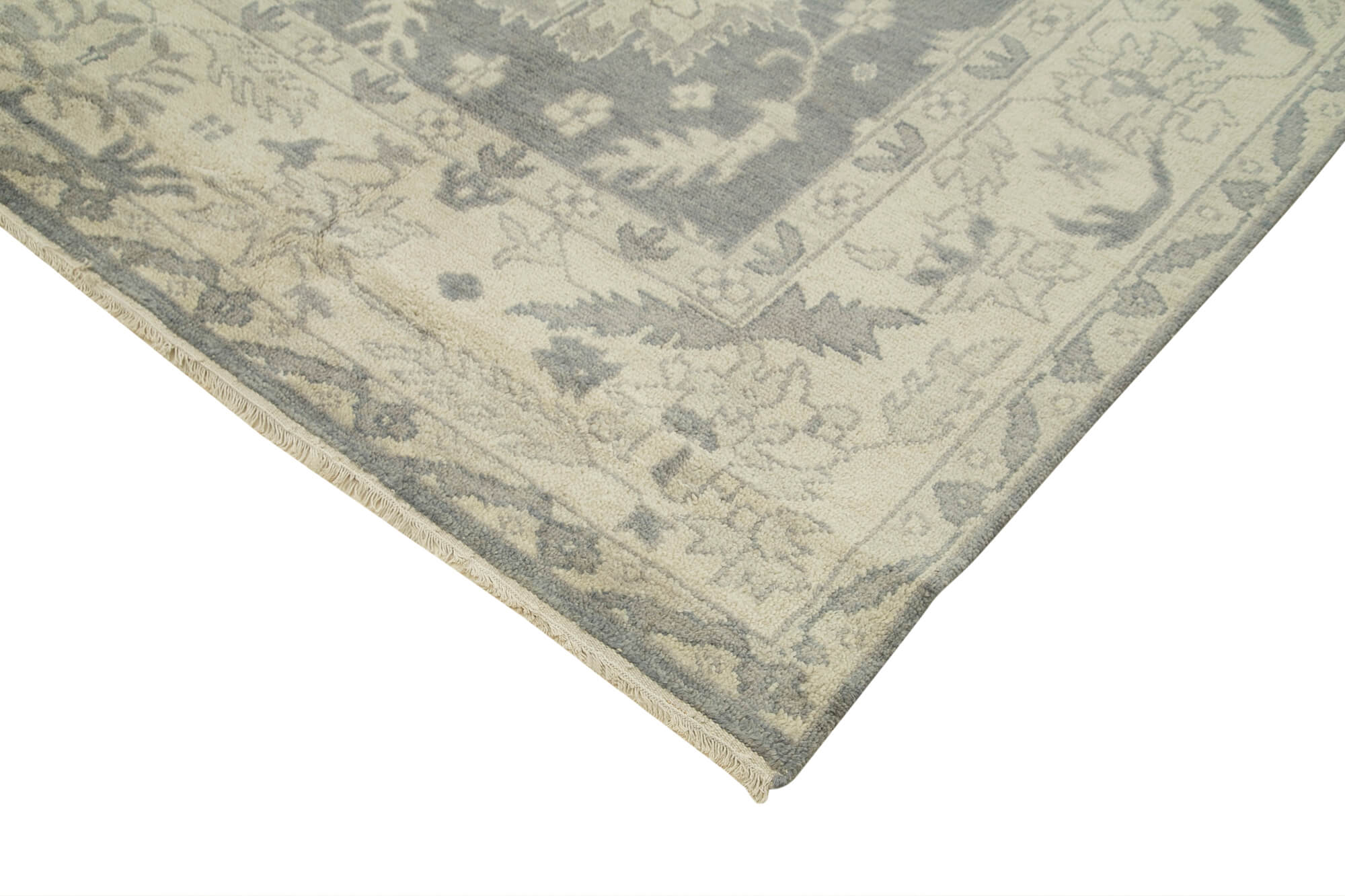 10 x 14 Beige Oushak Rug - 5228