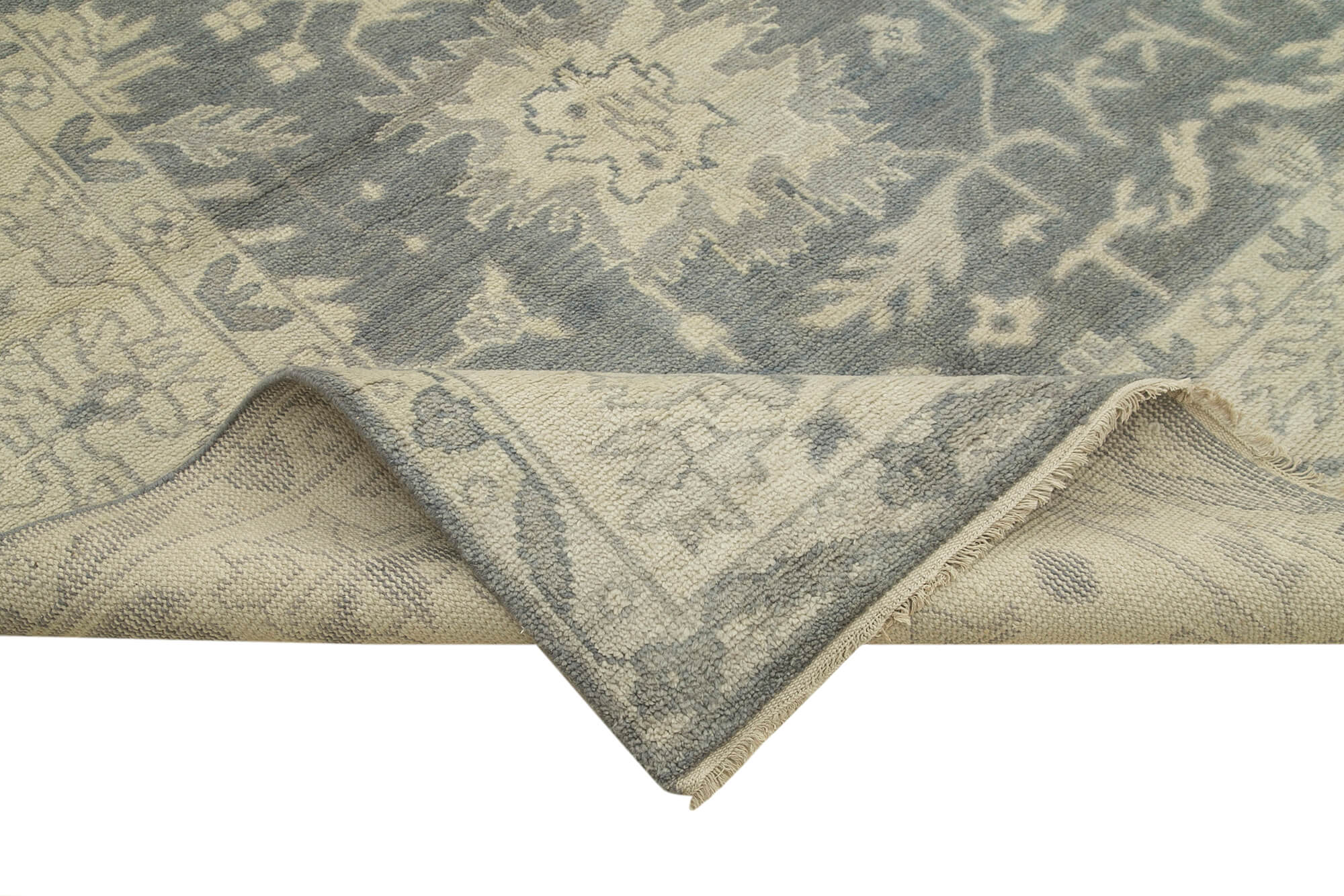 10 x 14 Beige Oushak Rug - 5228