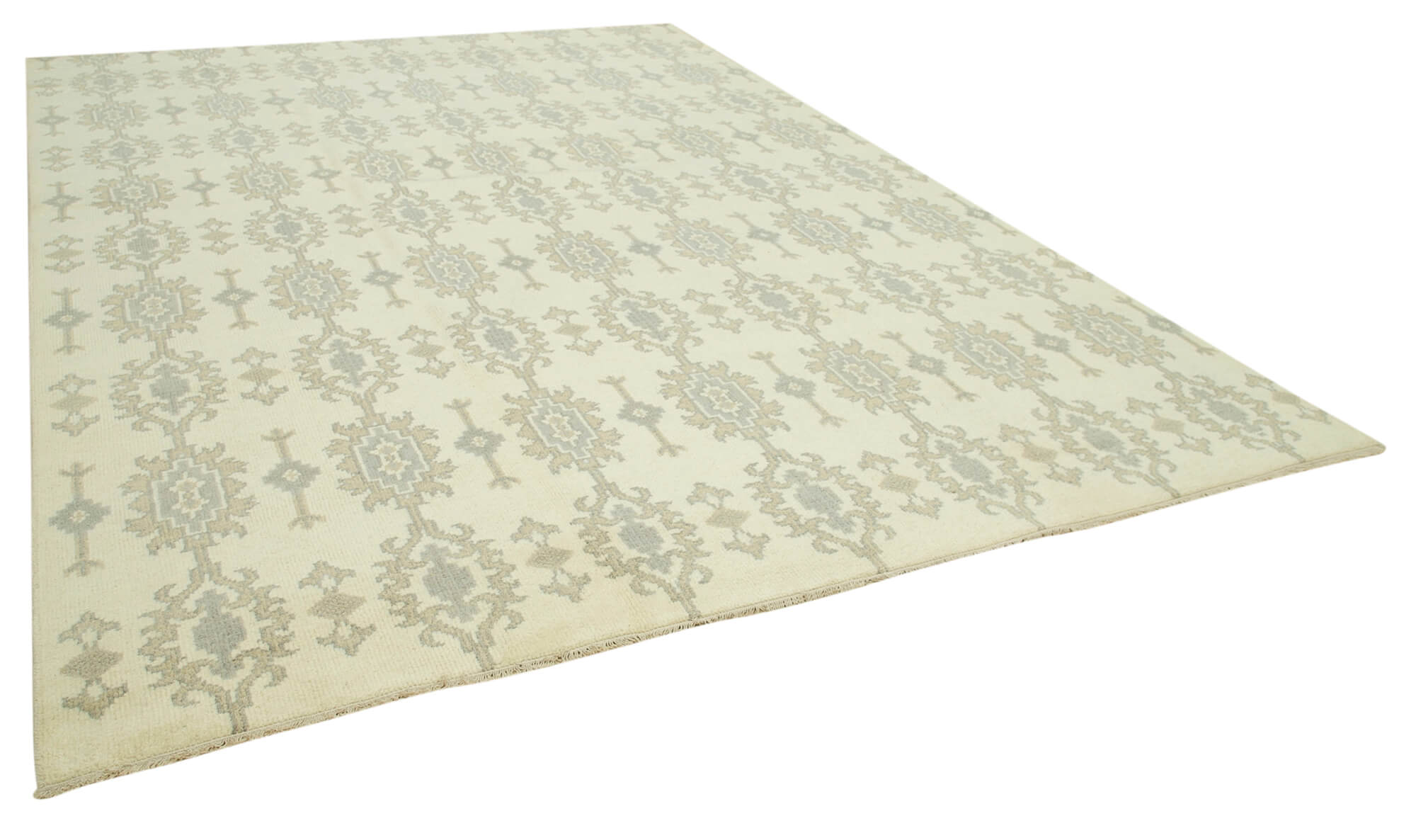 10 x 14 Beige Oushak Rug - 5229