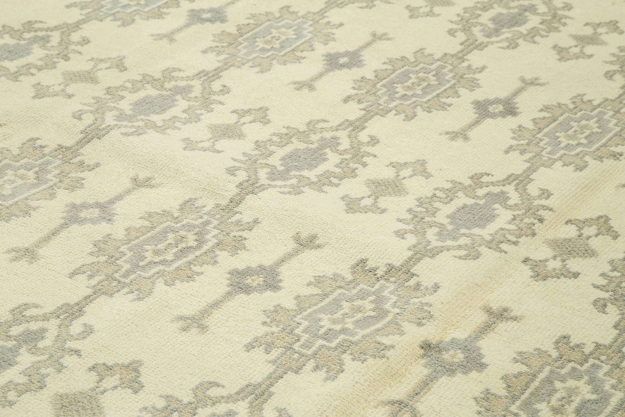 10 x 14 Beige Oushak Rug - 5229