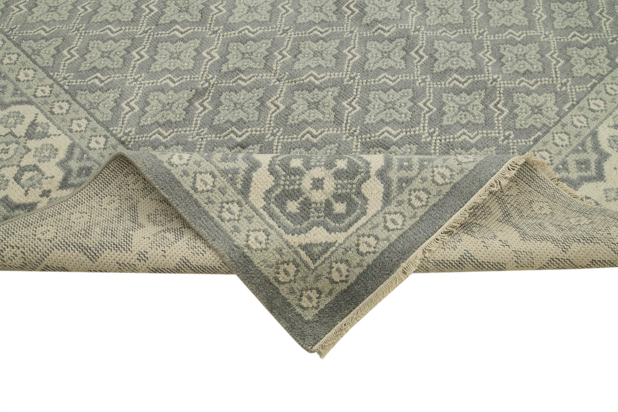 9 x 12 Grey Oushak Rug - 5231