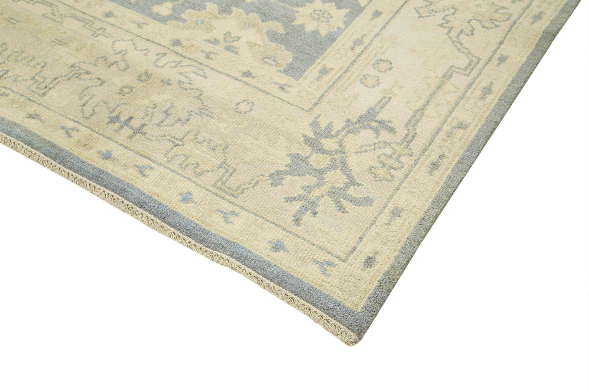 9 x 12 Beige Oushak Rug - 5234