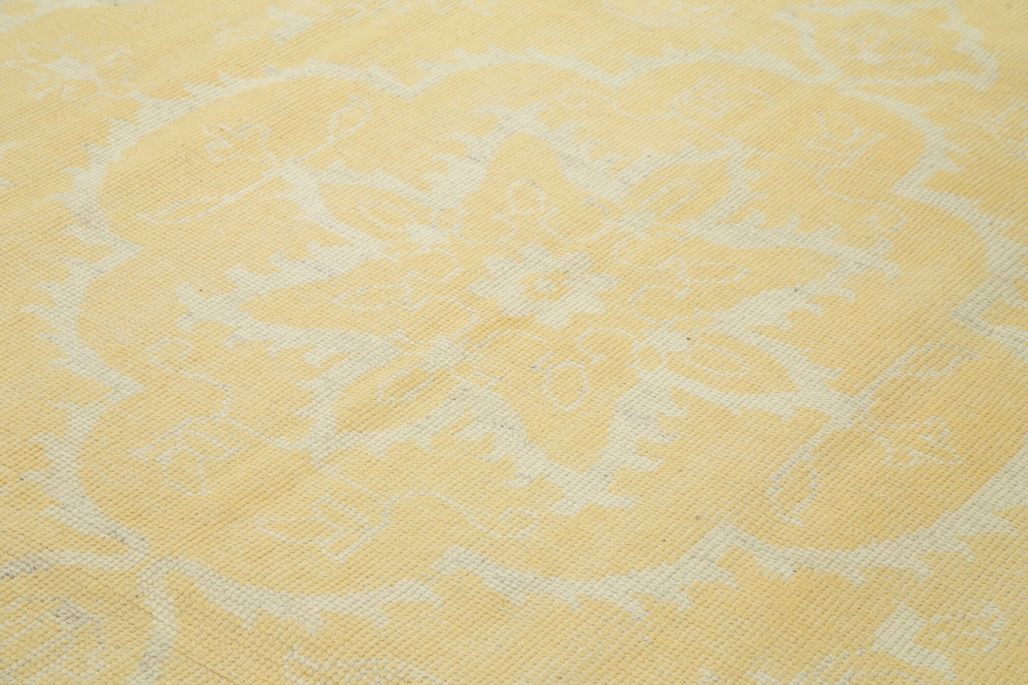 9 x 12 Yellow Oushak Rug - 5238