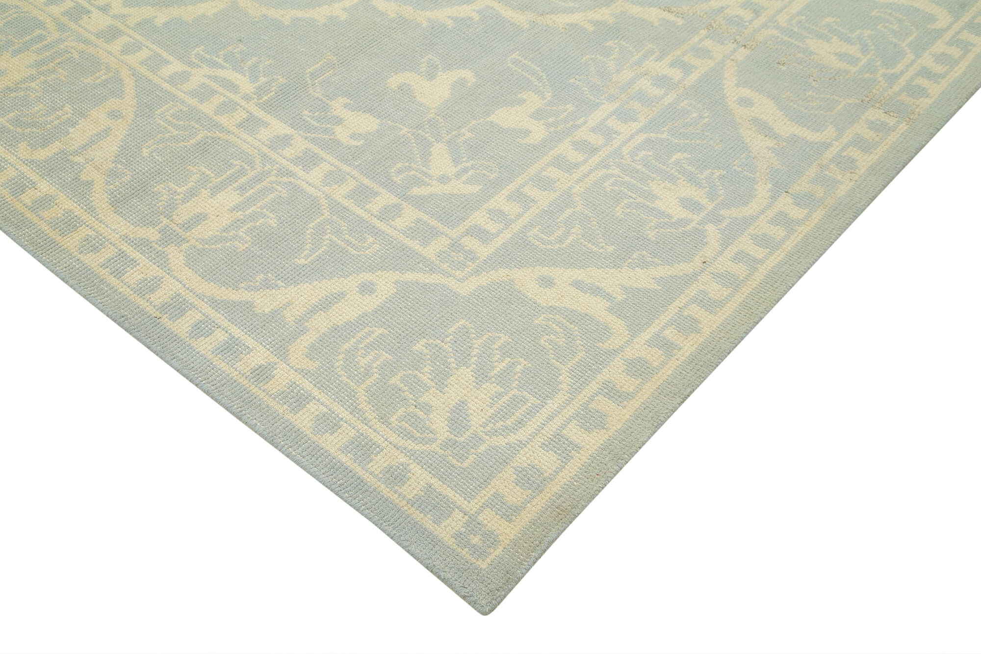 9 x 12 Beige Oushak Rug - 5240