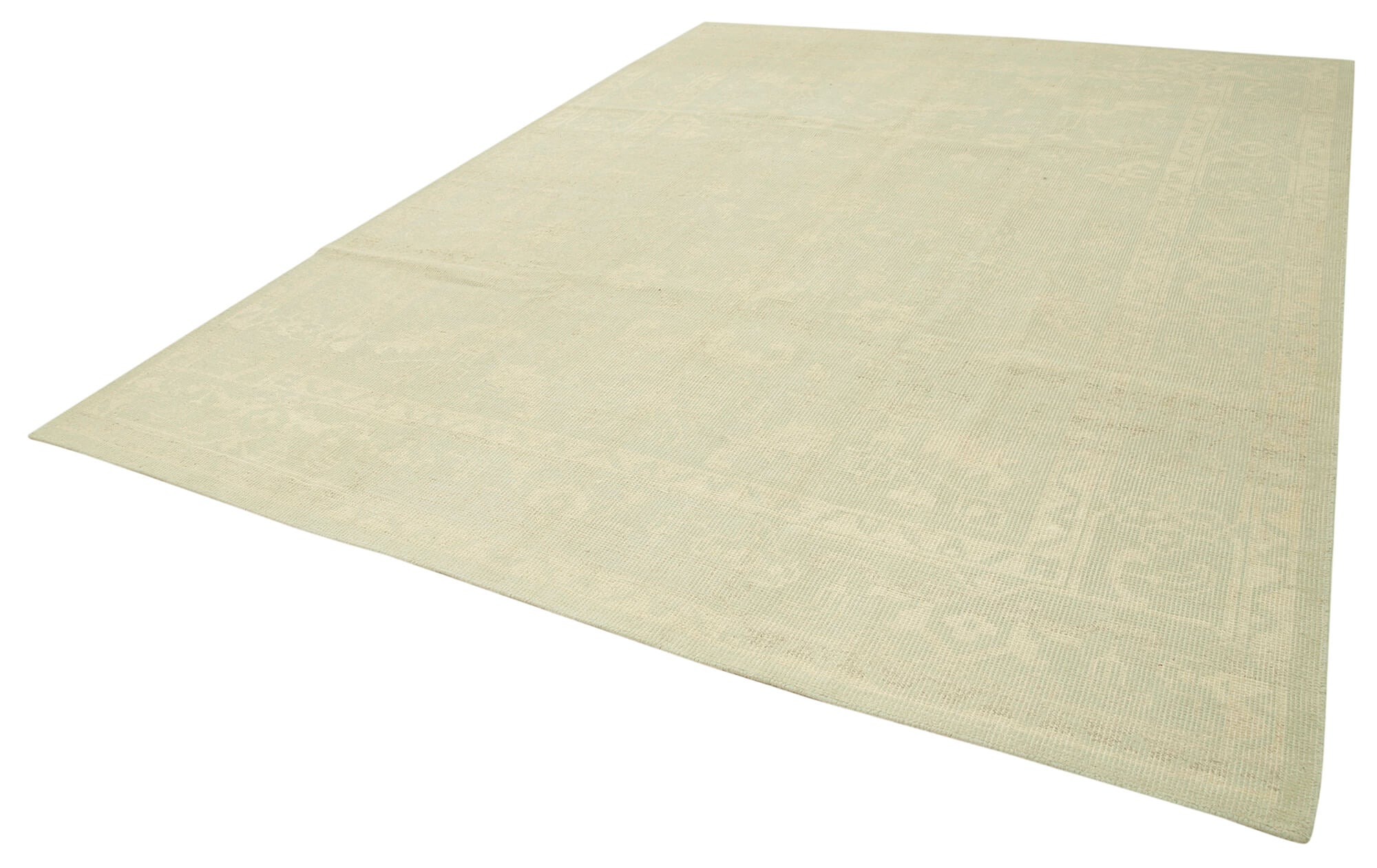 9 x 12 Beige Oushak Rug - 5242