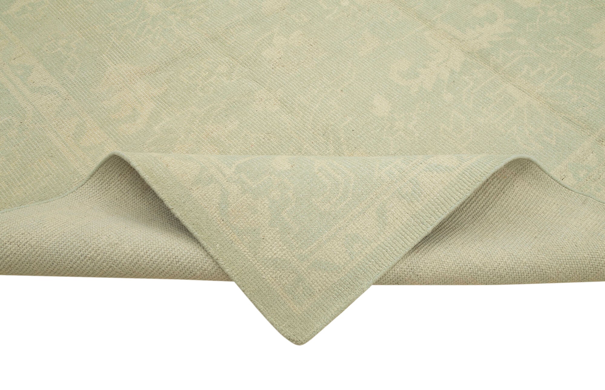 9 x 12 Beige Oushak Rug - 5246