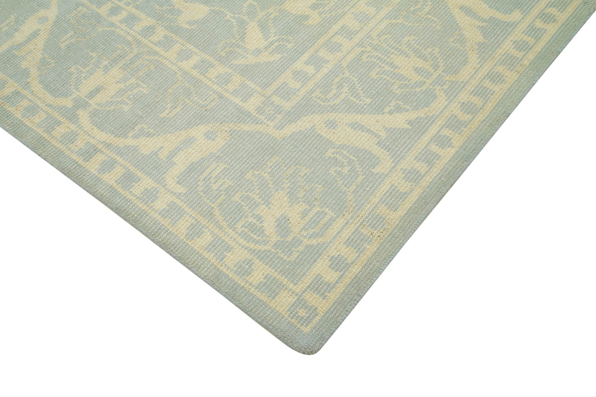 9 x 12 Beige Oushak Rug - 5247