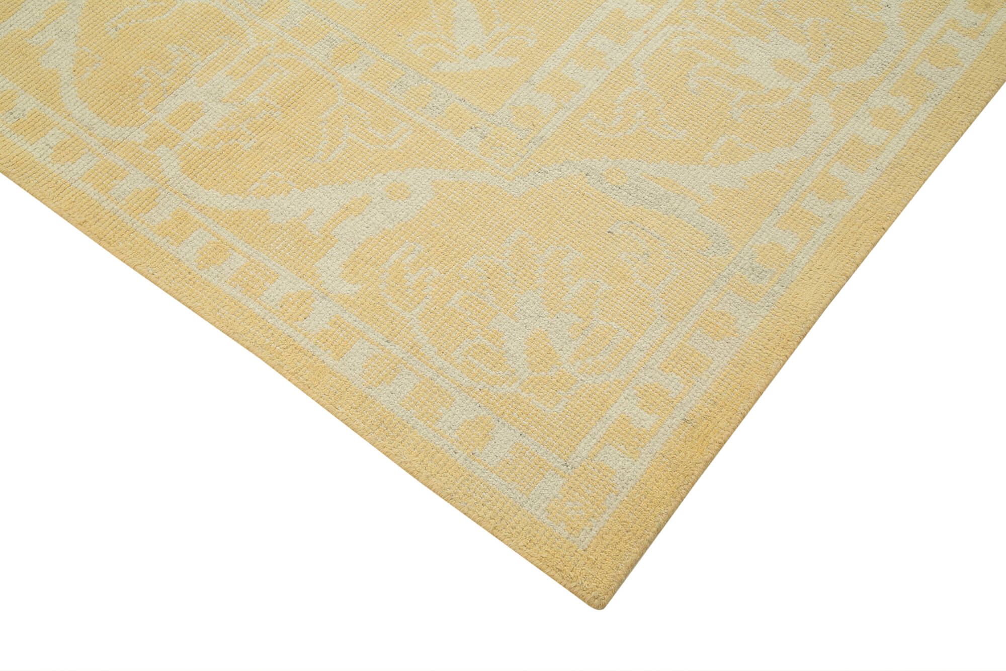 9 x 12 Yellow Oushak Rug - 5248