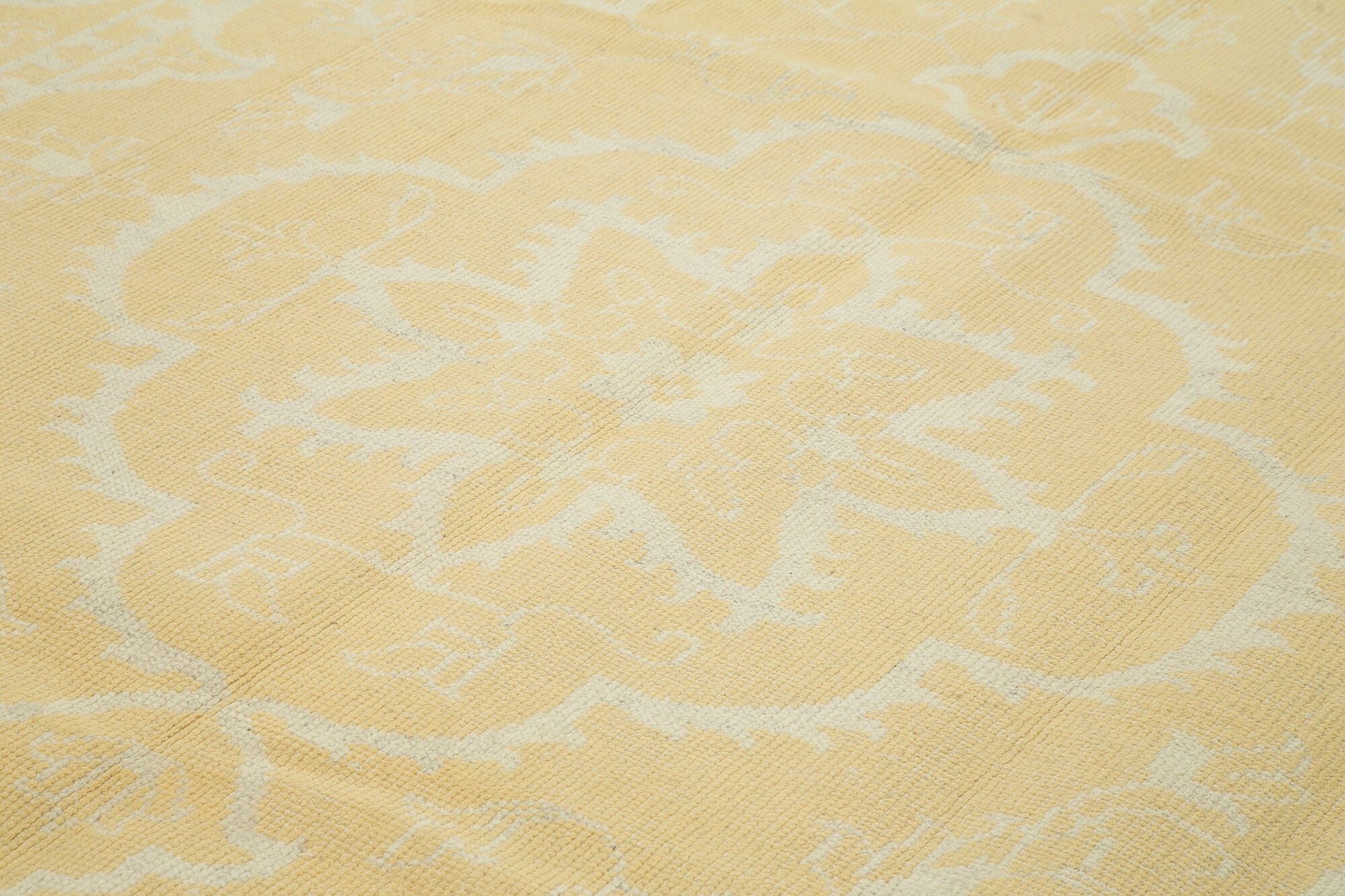 9 x 12 Yellow Oushak Rug - 5248