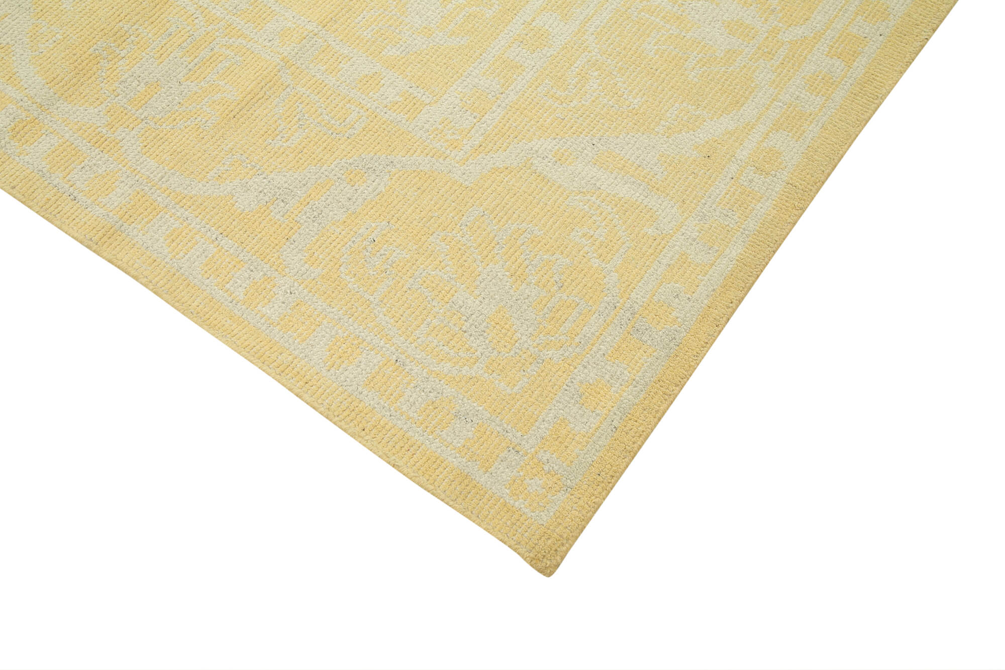 9 x 12 Yellow Oushak Rug - 5250