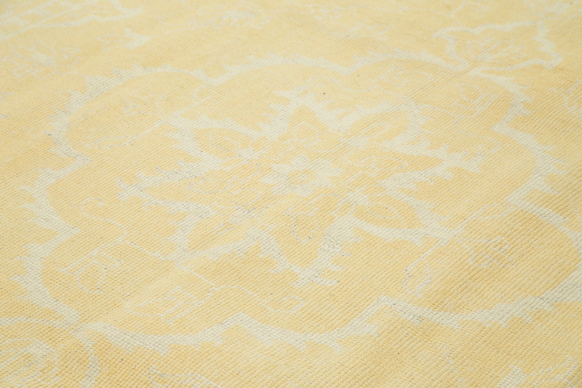 9 x 12 Yellow Oushak Rug - 5250