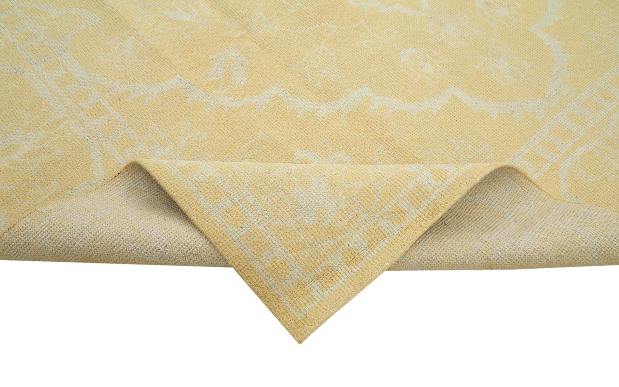 9 x 12 Yellow Oushak Rug - 5250