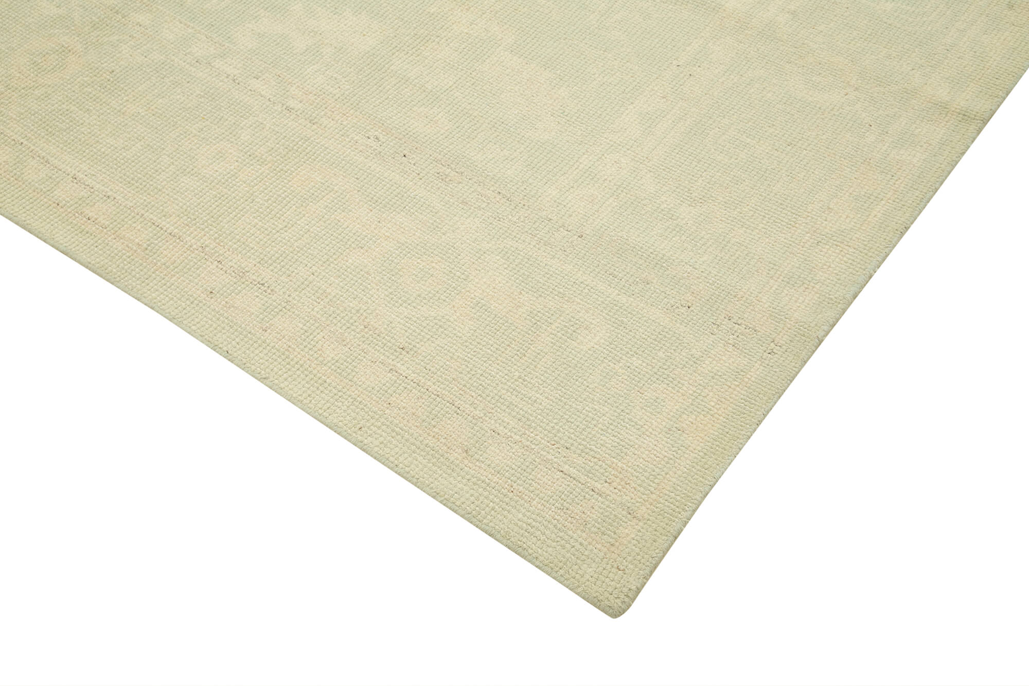 8 x 10 Beige Oushak Rug - 5256