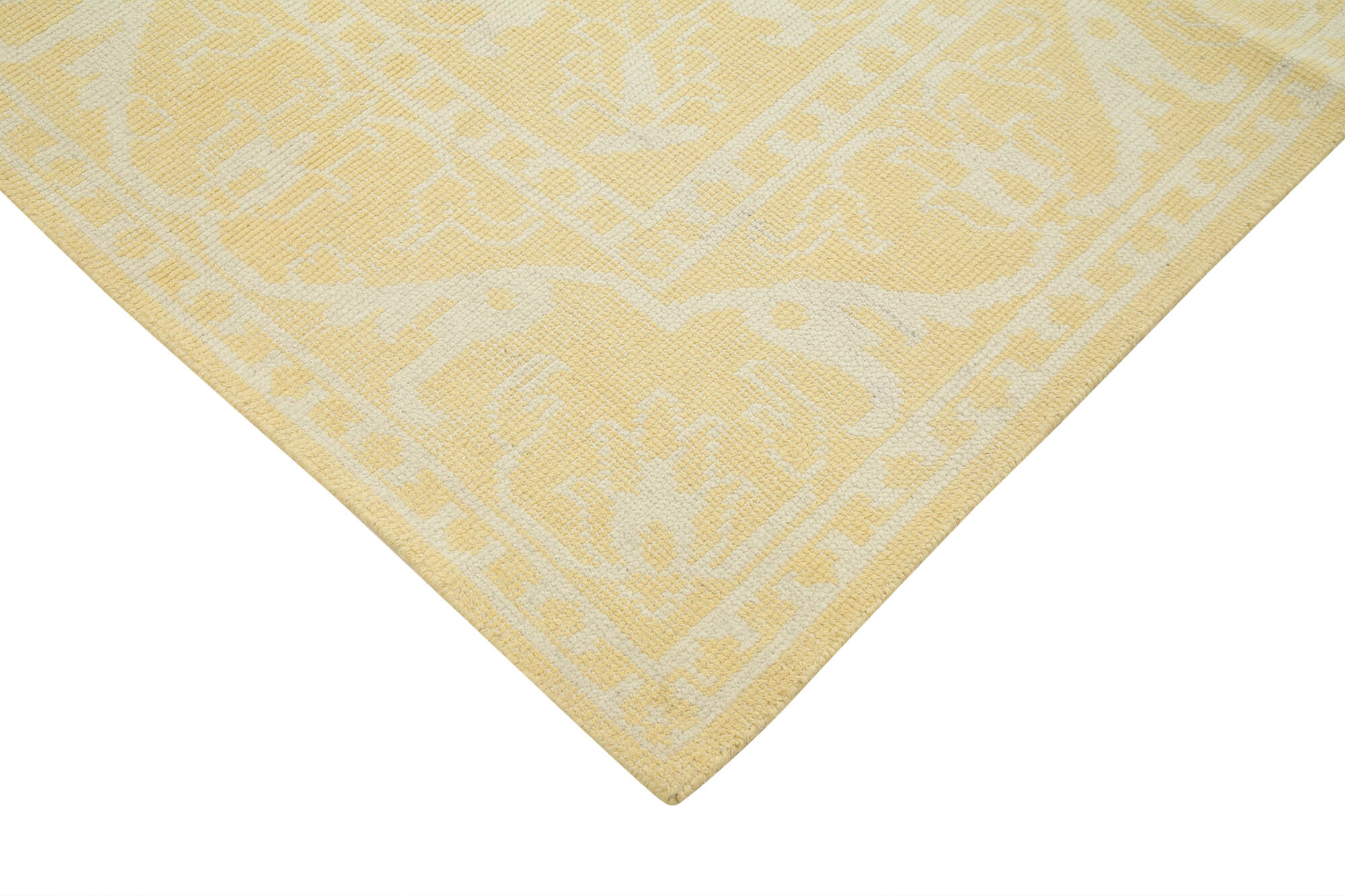 8 x 10 Yellow Oushak Rug - 5257