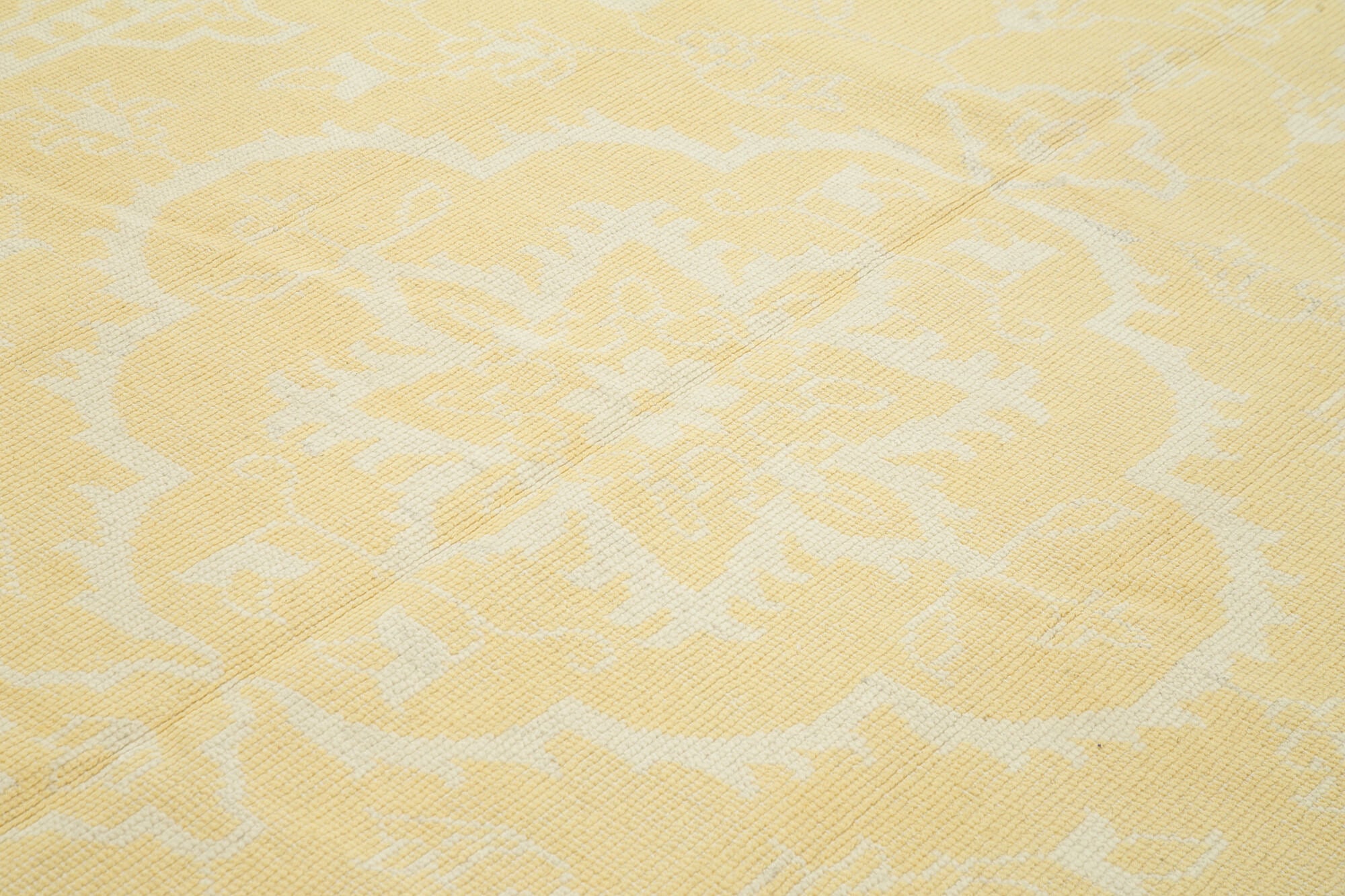 8 x 10 Yellow Oushak Rug - 5257