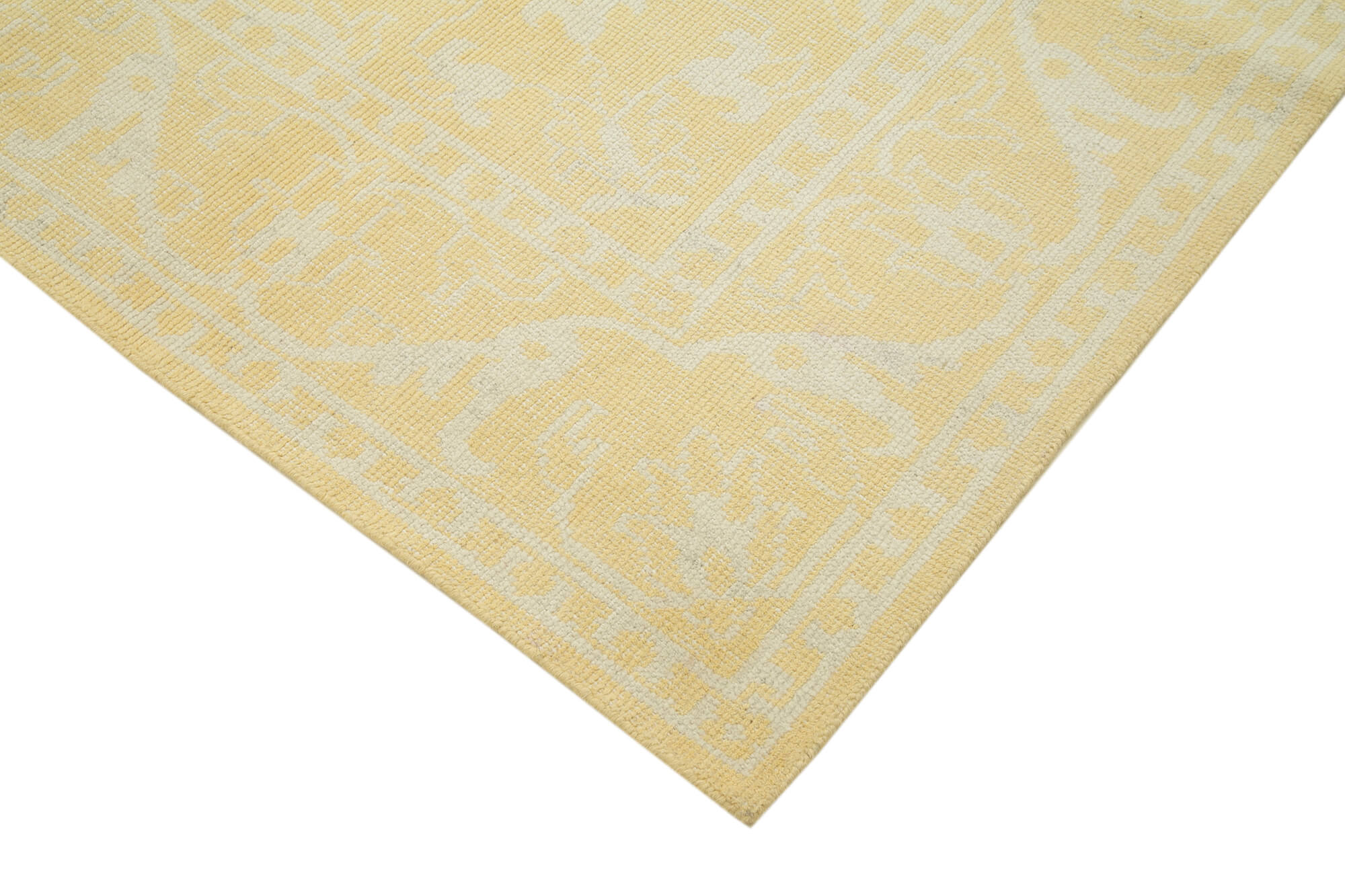 8 x 10 Yellow Oushak Rug - 5258