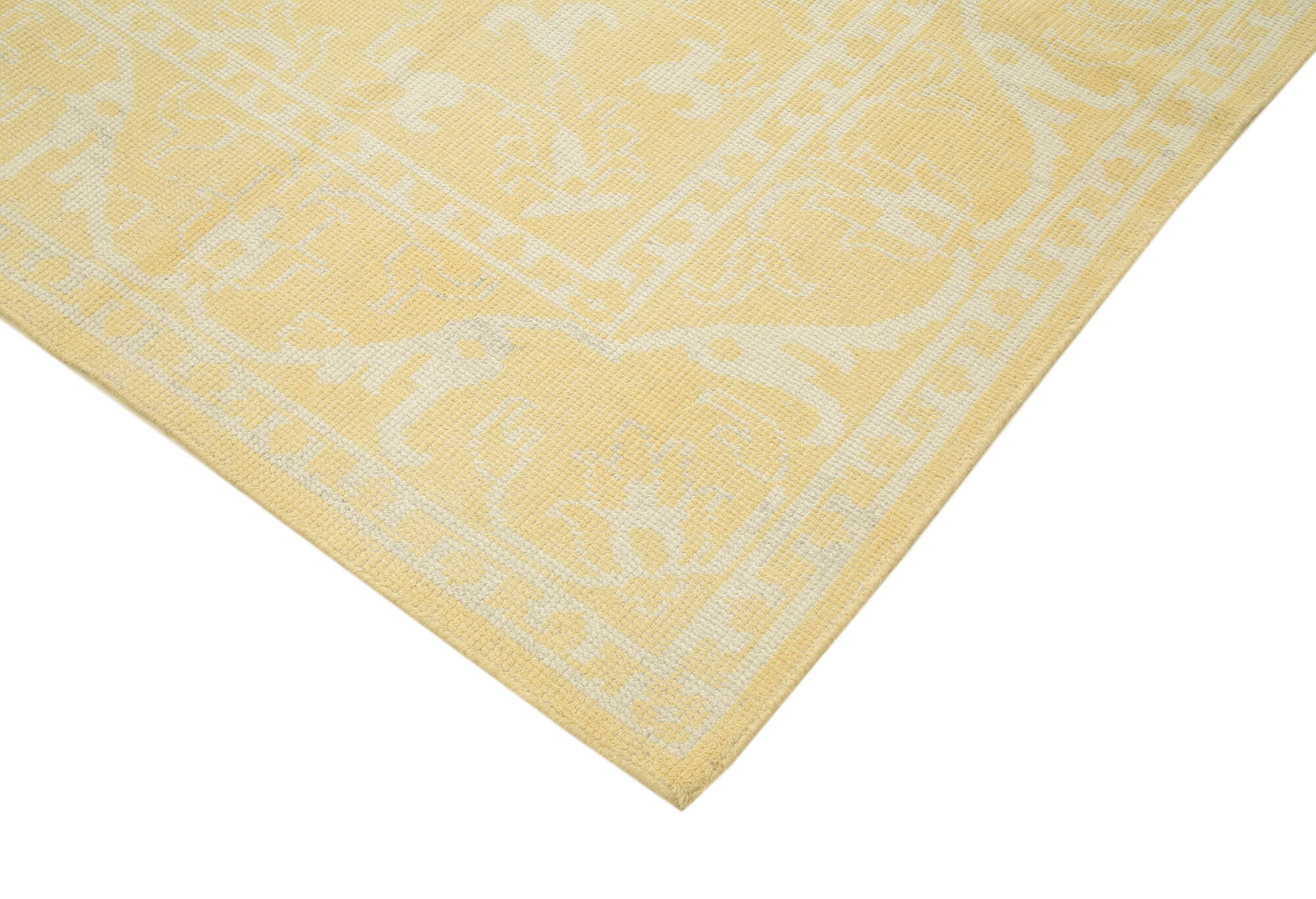 8 x 10 Yellow Oushak Rug - 5259