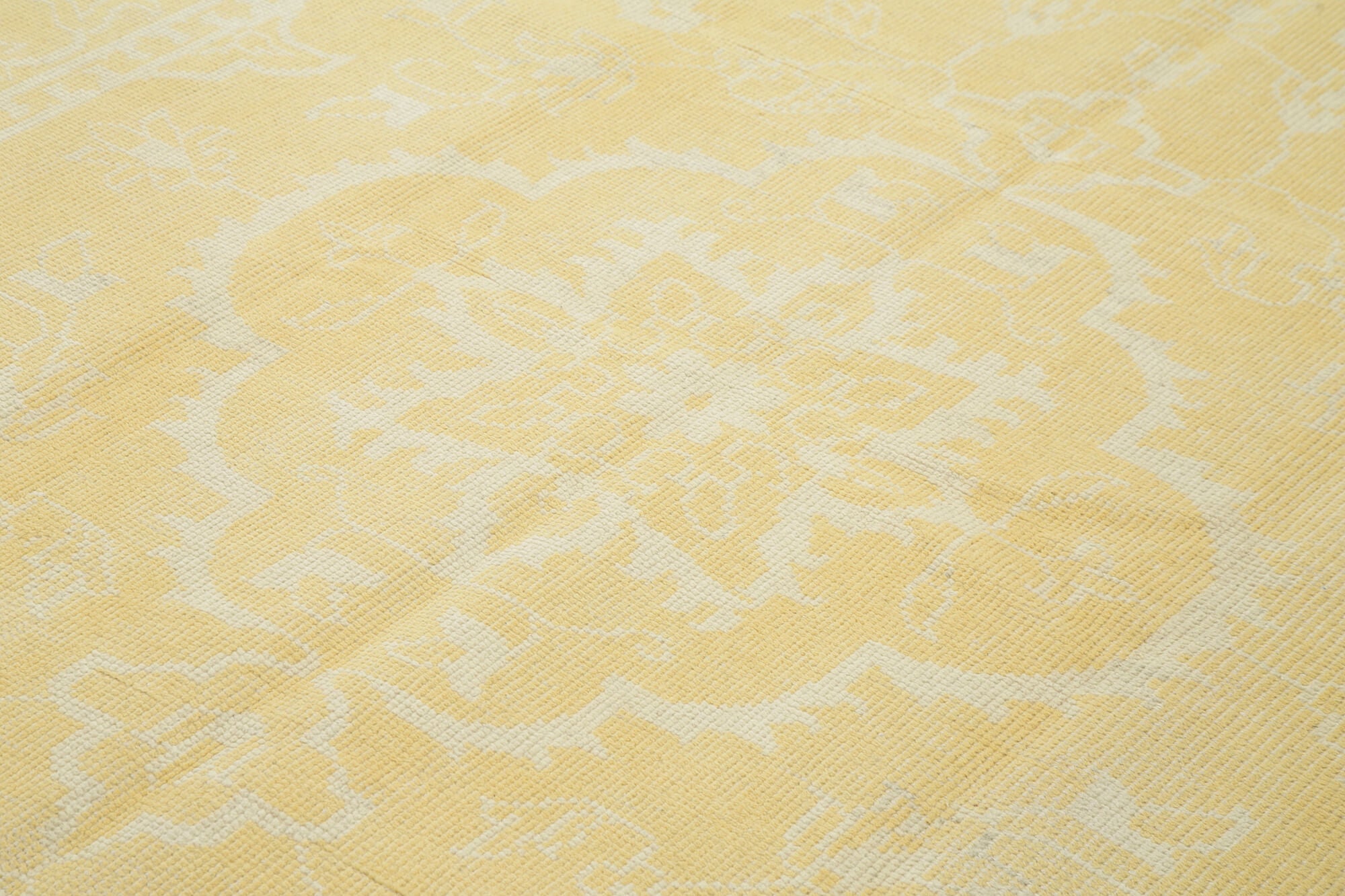 8 x 10 Yellow Oushak Rug - 5259