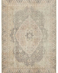 7 x 10 Beige Vintage Rug - 5291