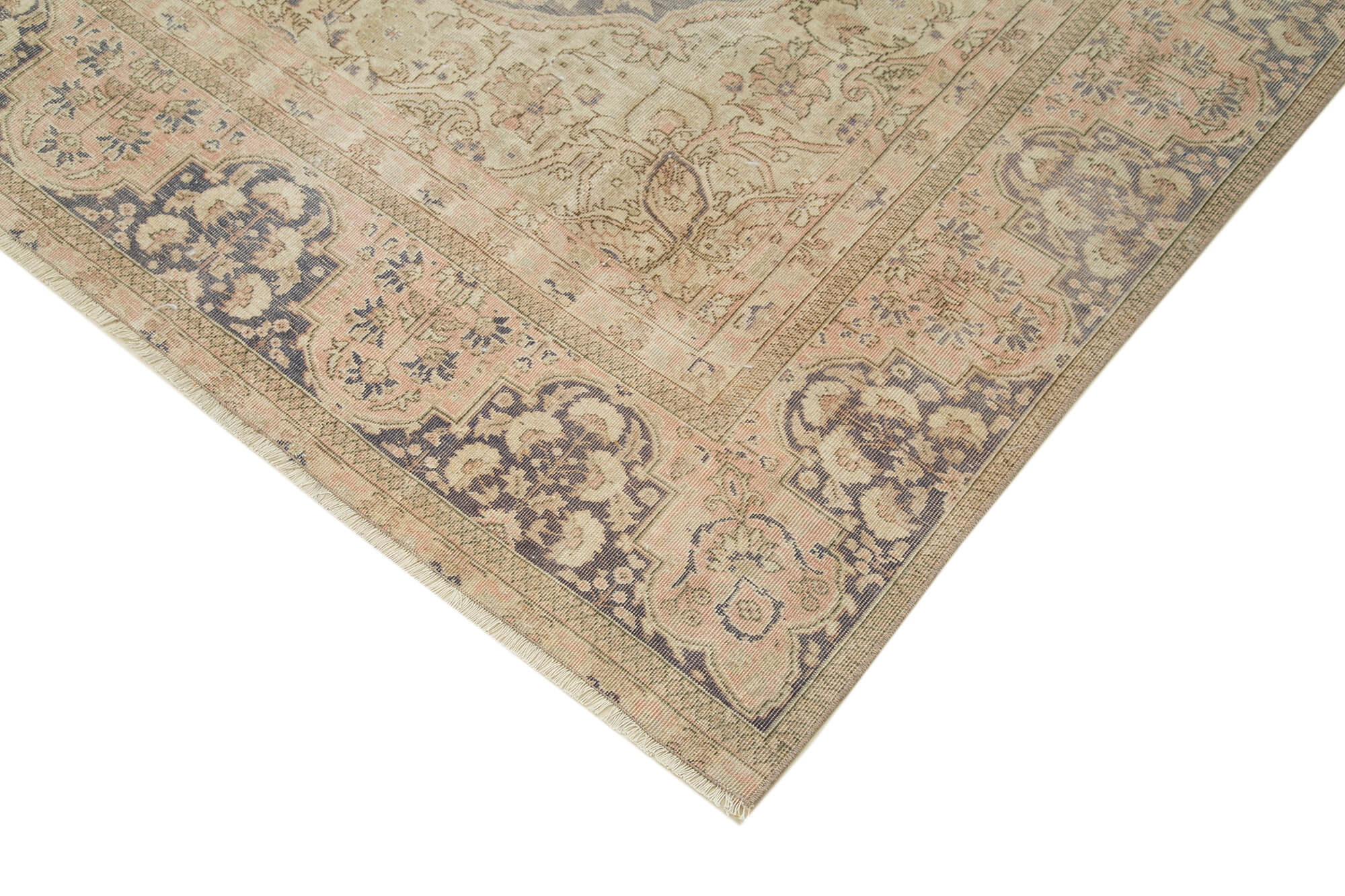 7 x 10 Beige Vintage Rug - 5291