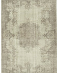 5 x 8 Beige Overdyed Rug - 5525