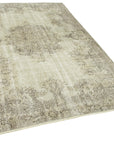 5 x 8 Beige Overdyed Rug - 5525